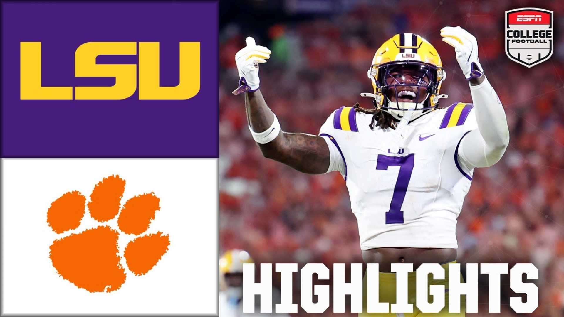 Lsu Tigers Football Game Against Clemson