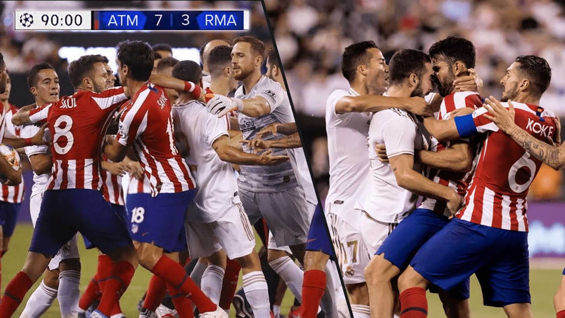 Madrid Derby Atletico Madrid Real Madrid