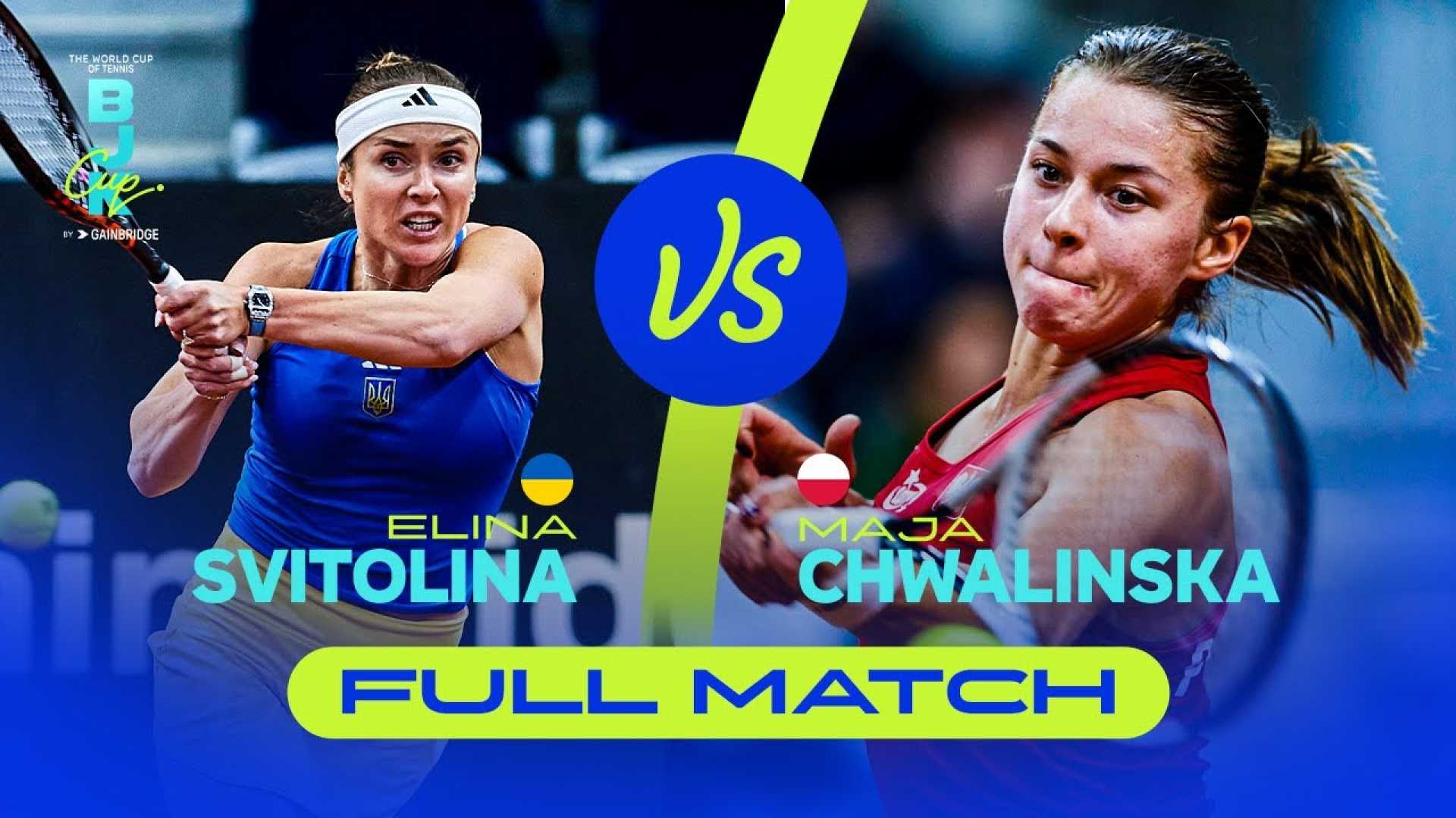 Maja Chwalińska Tennis Match Highlights