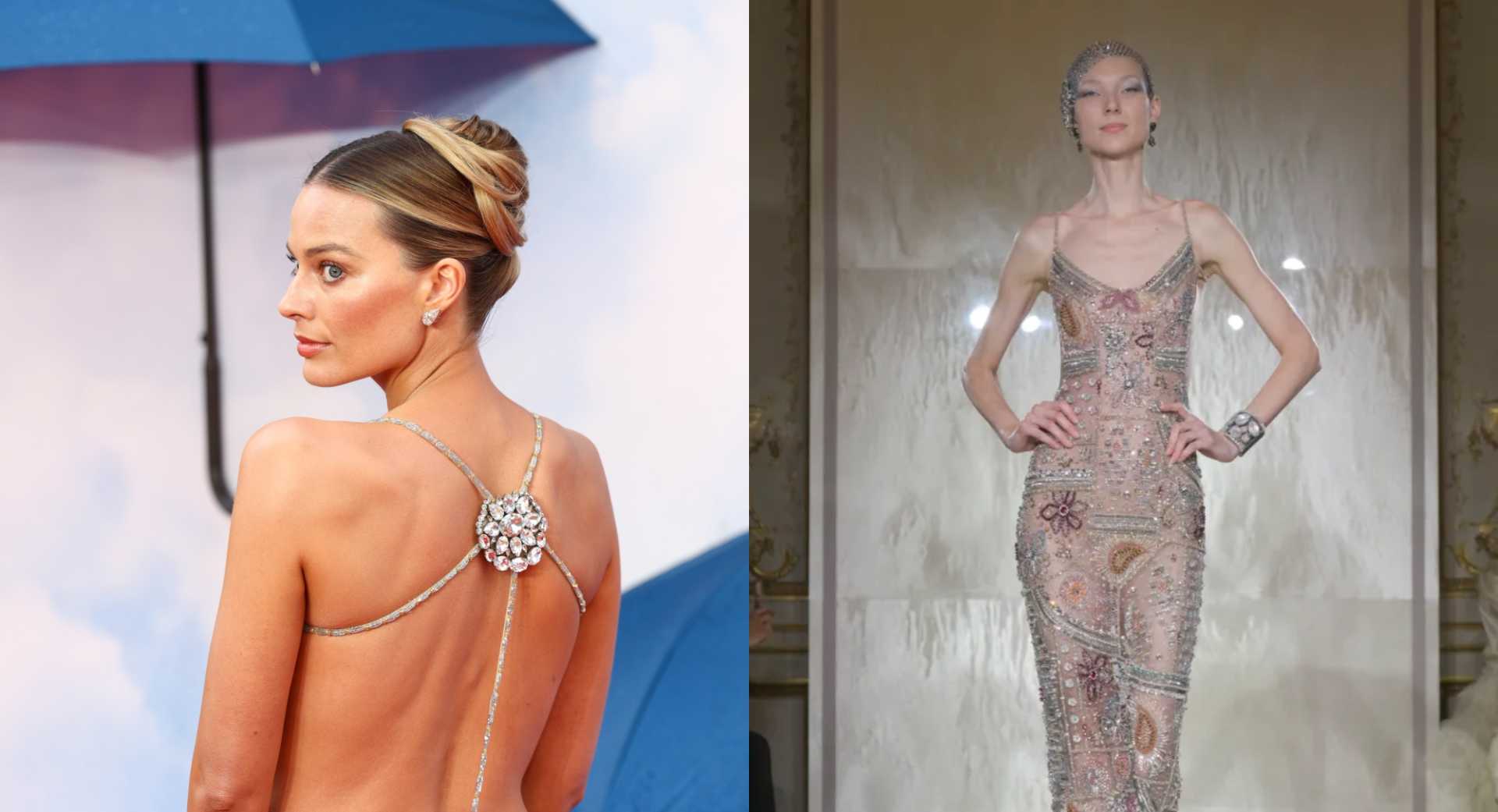 Margot Robbie Sheer Dress London Premiere