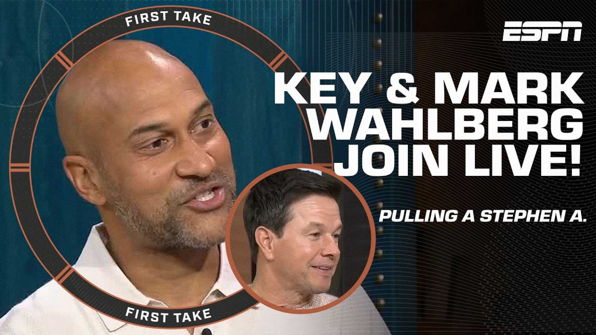 Mark Wahlberg Keegan Michael Key First Take