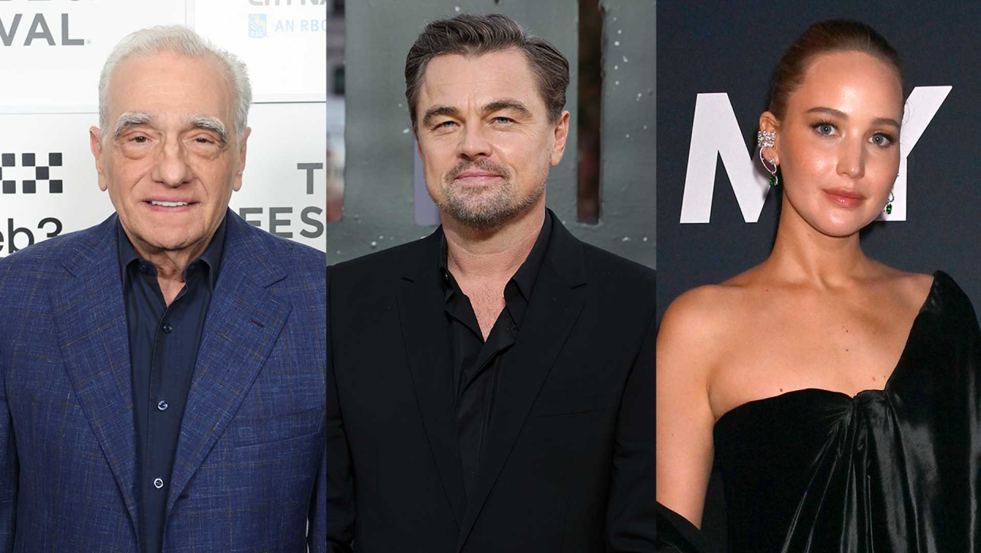 Martin Scorsese Leonardo Dicaprio Jennifer Lawrence