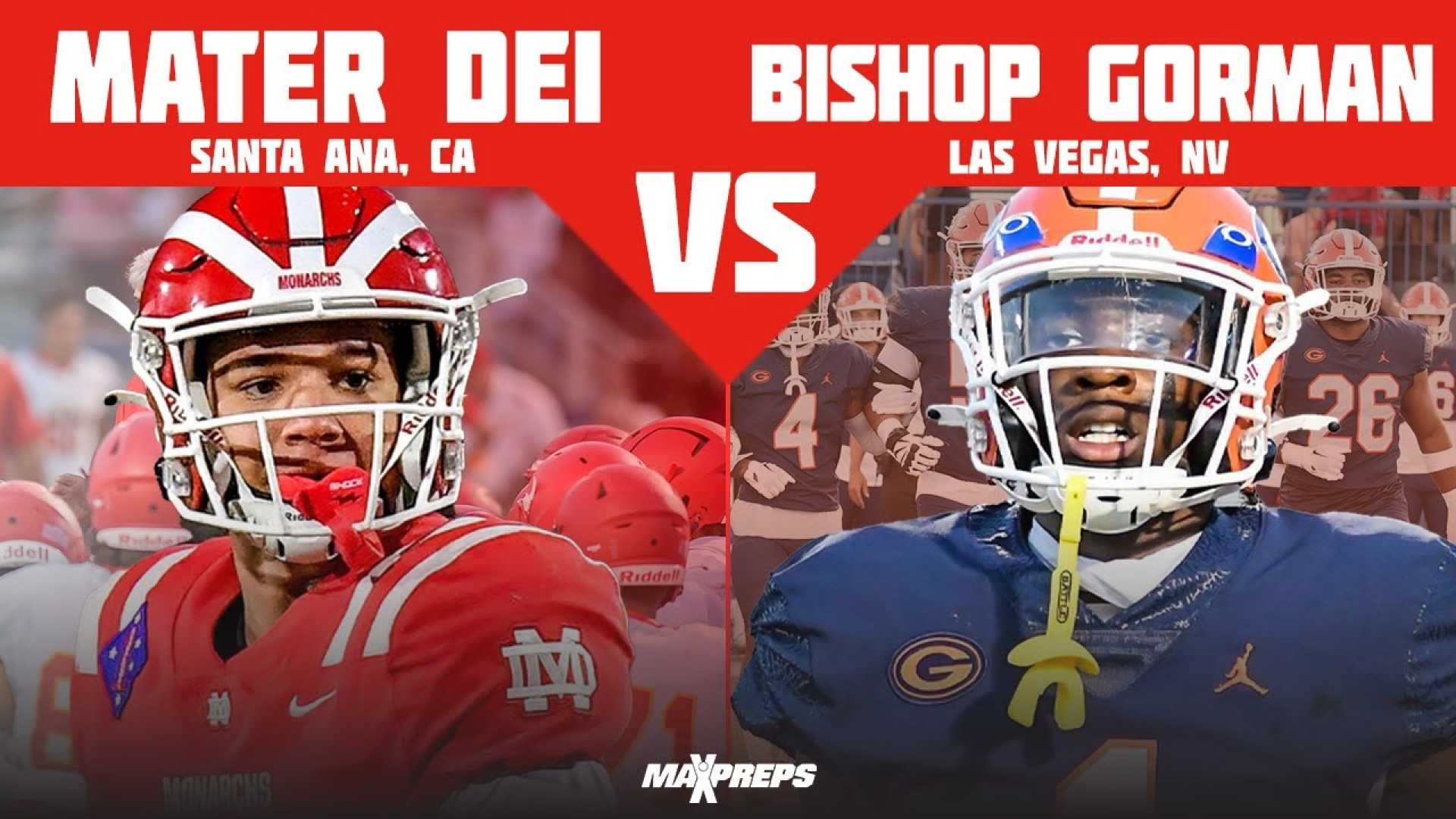 Mater Dei Football Vs Bishop Gorman