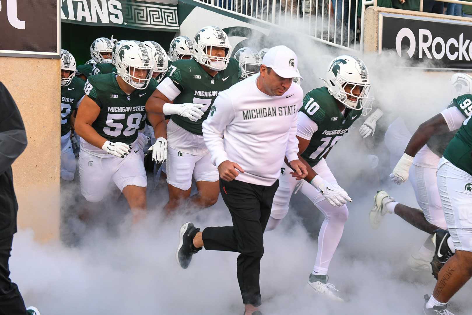 Michigan State Football Team Youngstown State