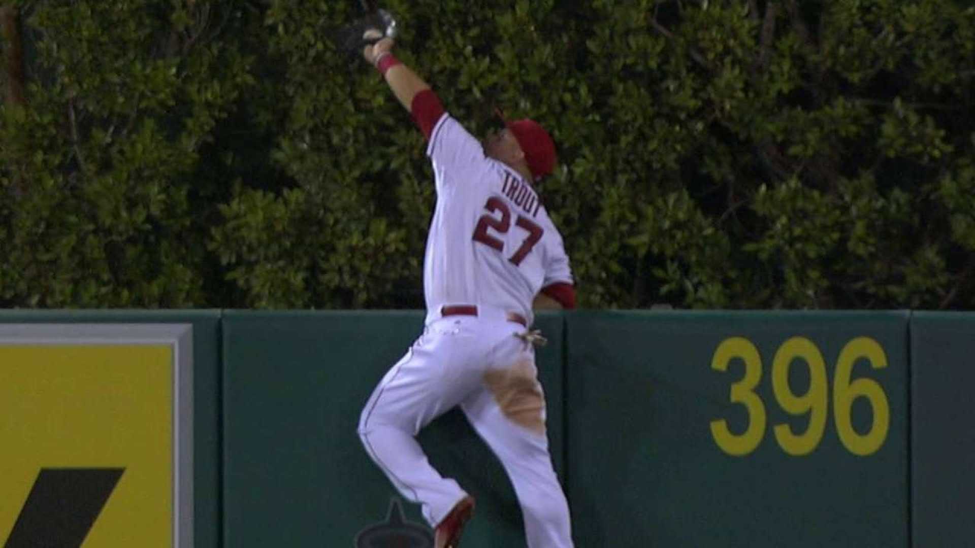 Mike Trout Baseball Home Run