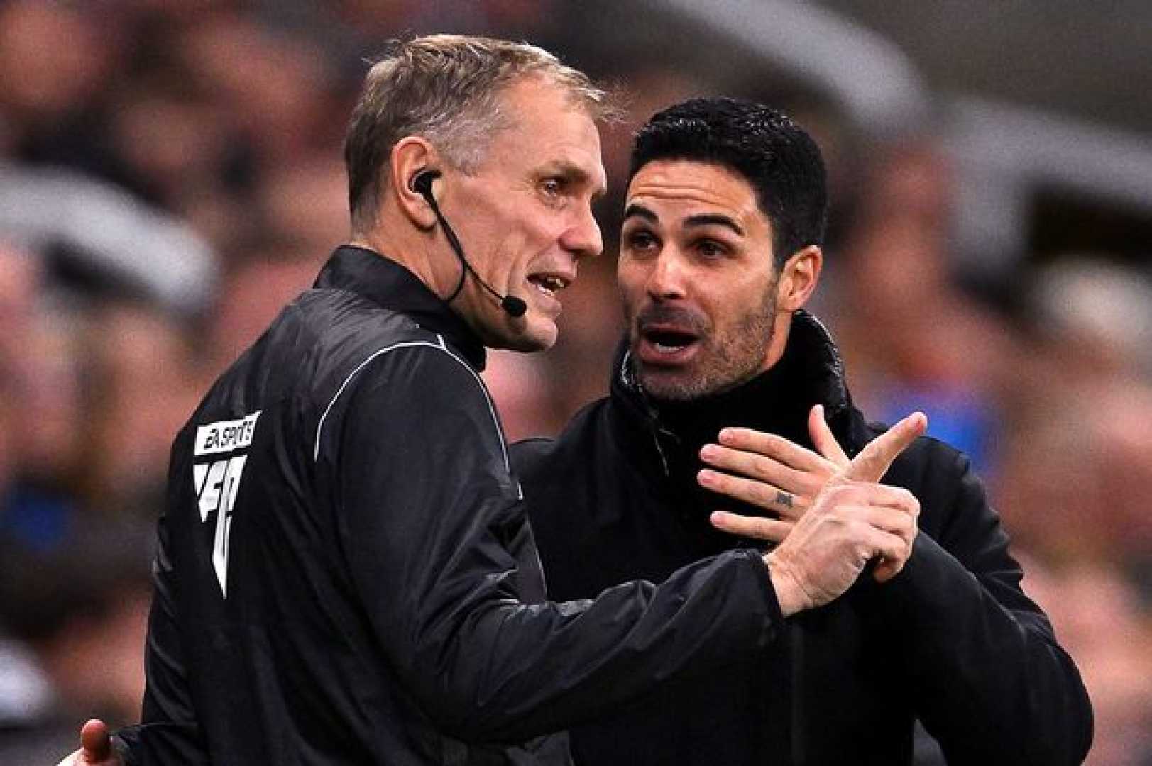 Mikel Arteta Newcastle United Match