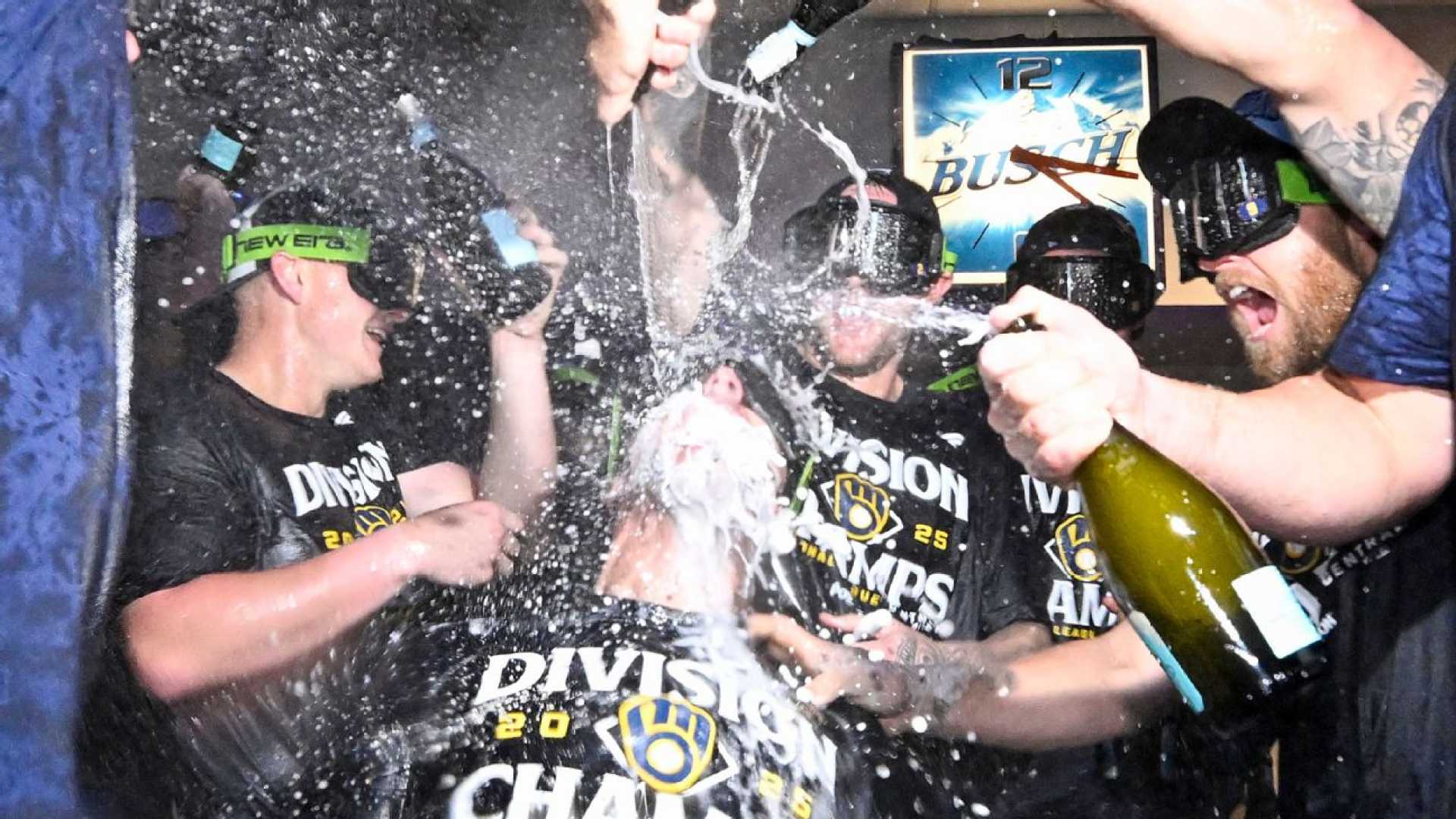 Milwaukee Brewers Nl Central Title Celebration