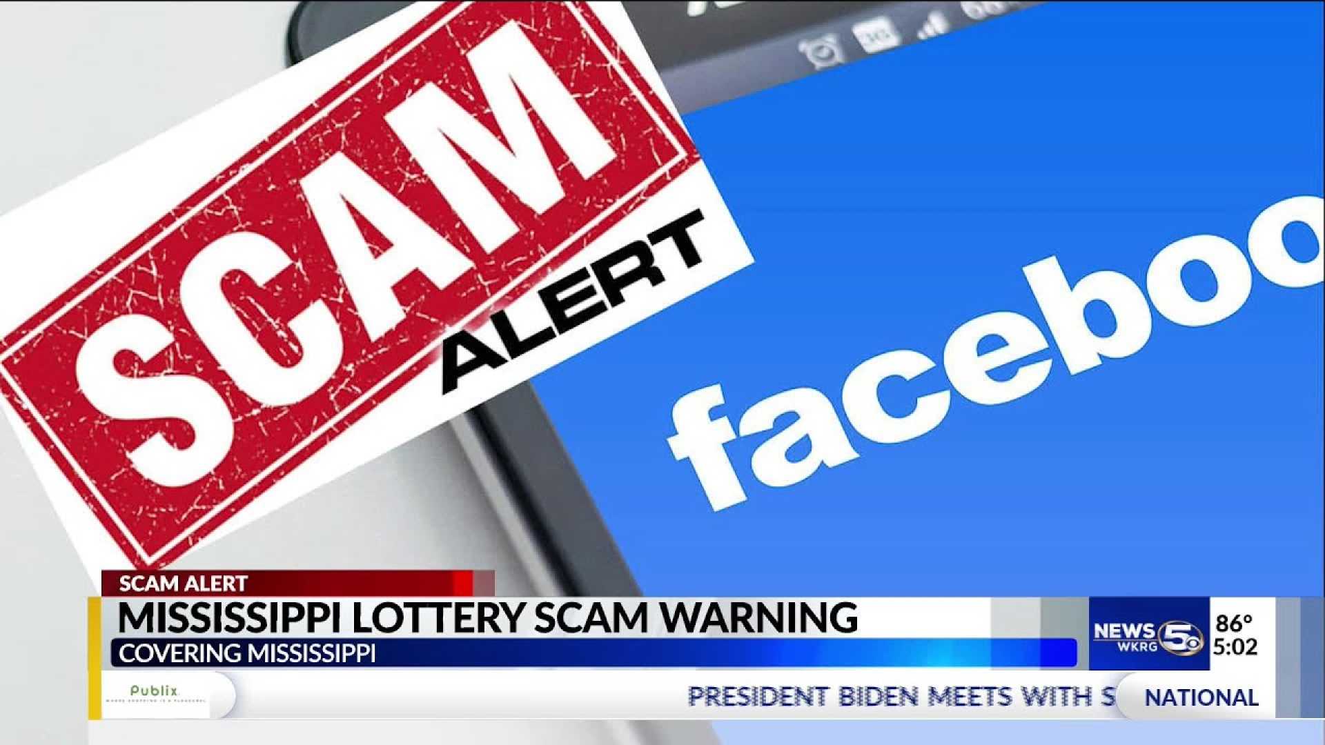 Mississippi Lottery Scam Warning