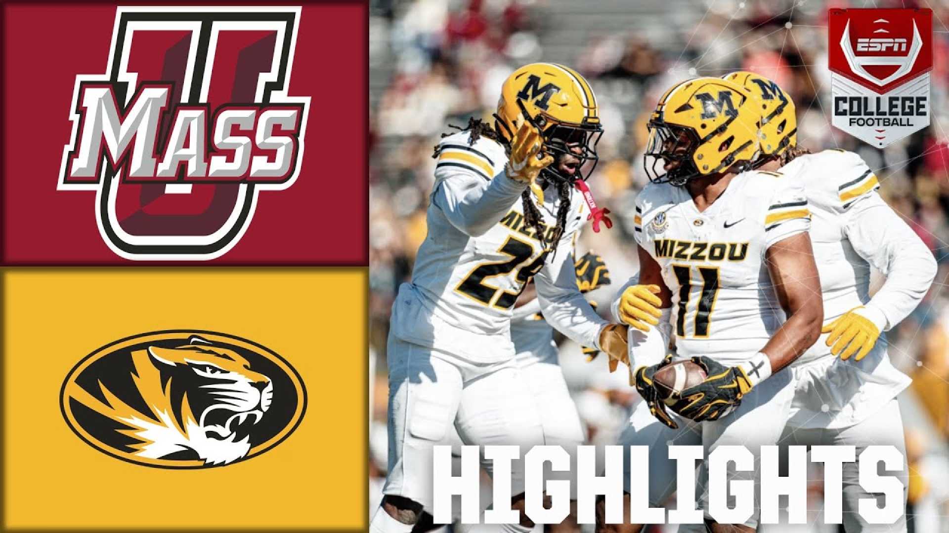 Missouri Umass College Football Game
