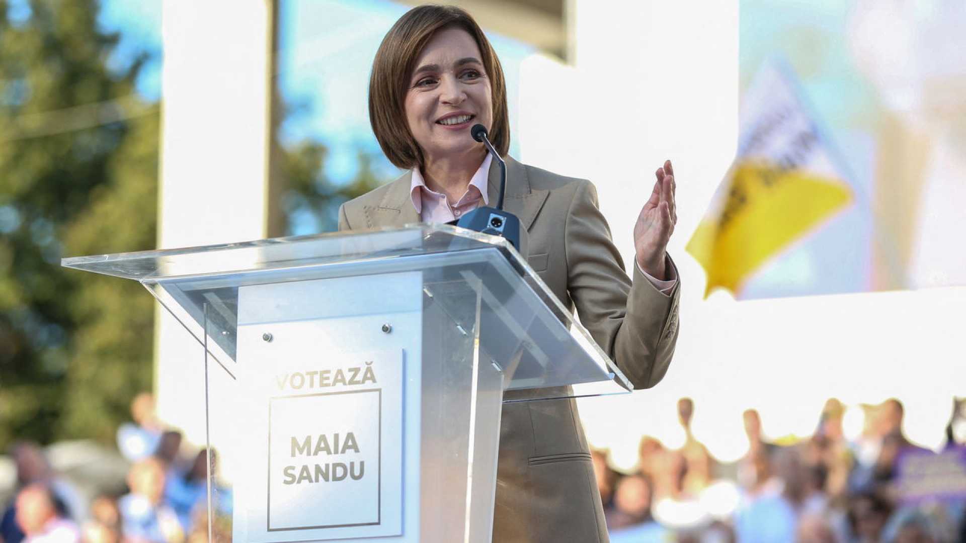 Moldova Election Maia Sandu