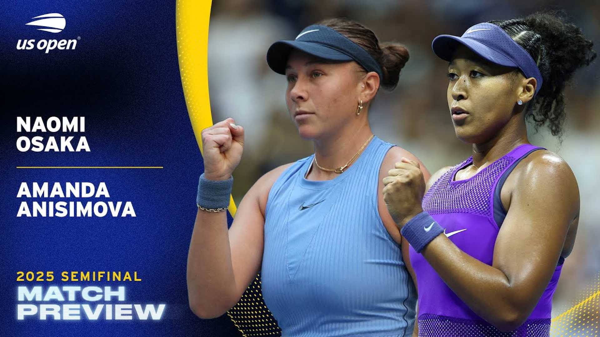 Naomi Osaka Amanda Anisimova Tennis Semifinal