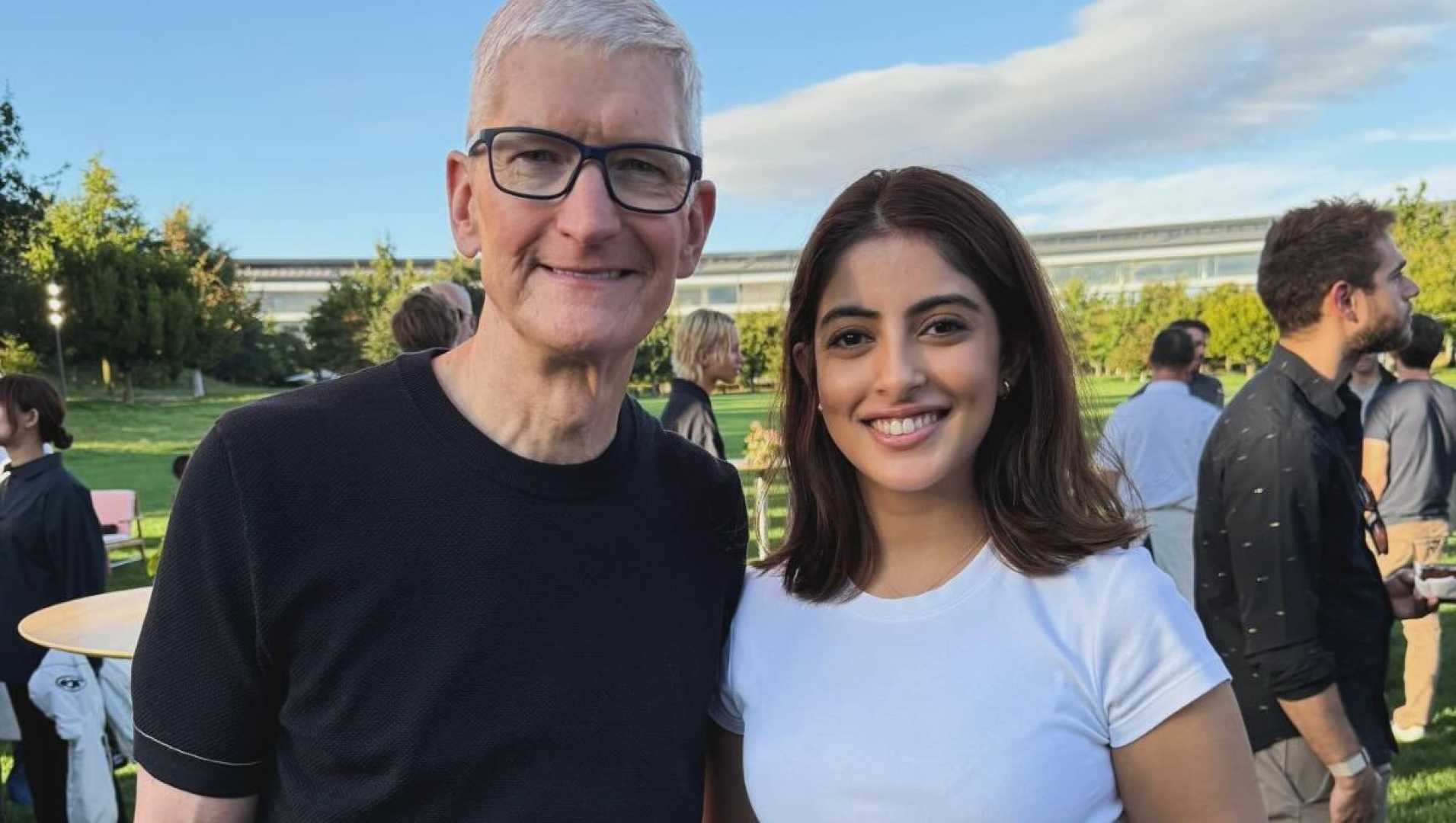 Navya Nanda Apple Event