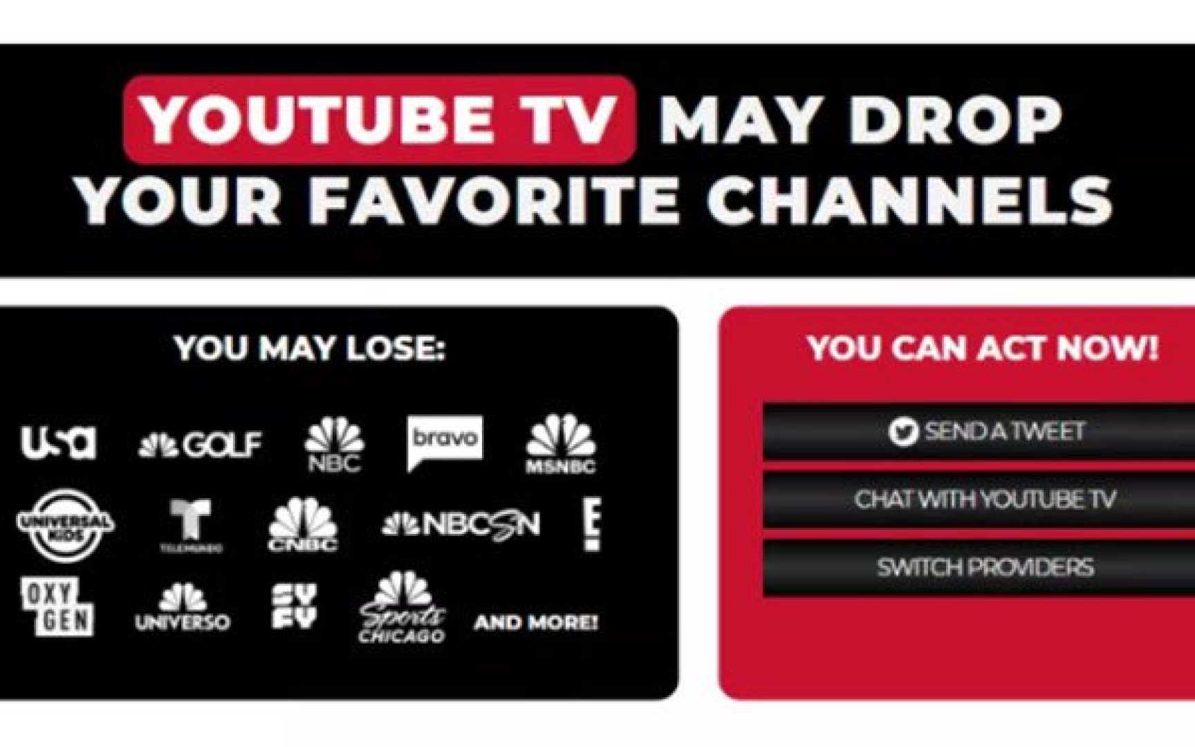 Nbcuniversal Youtube Tv Conflict September 2023