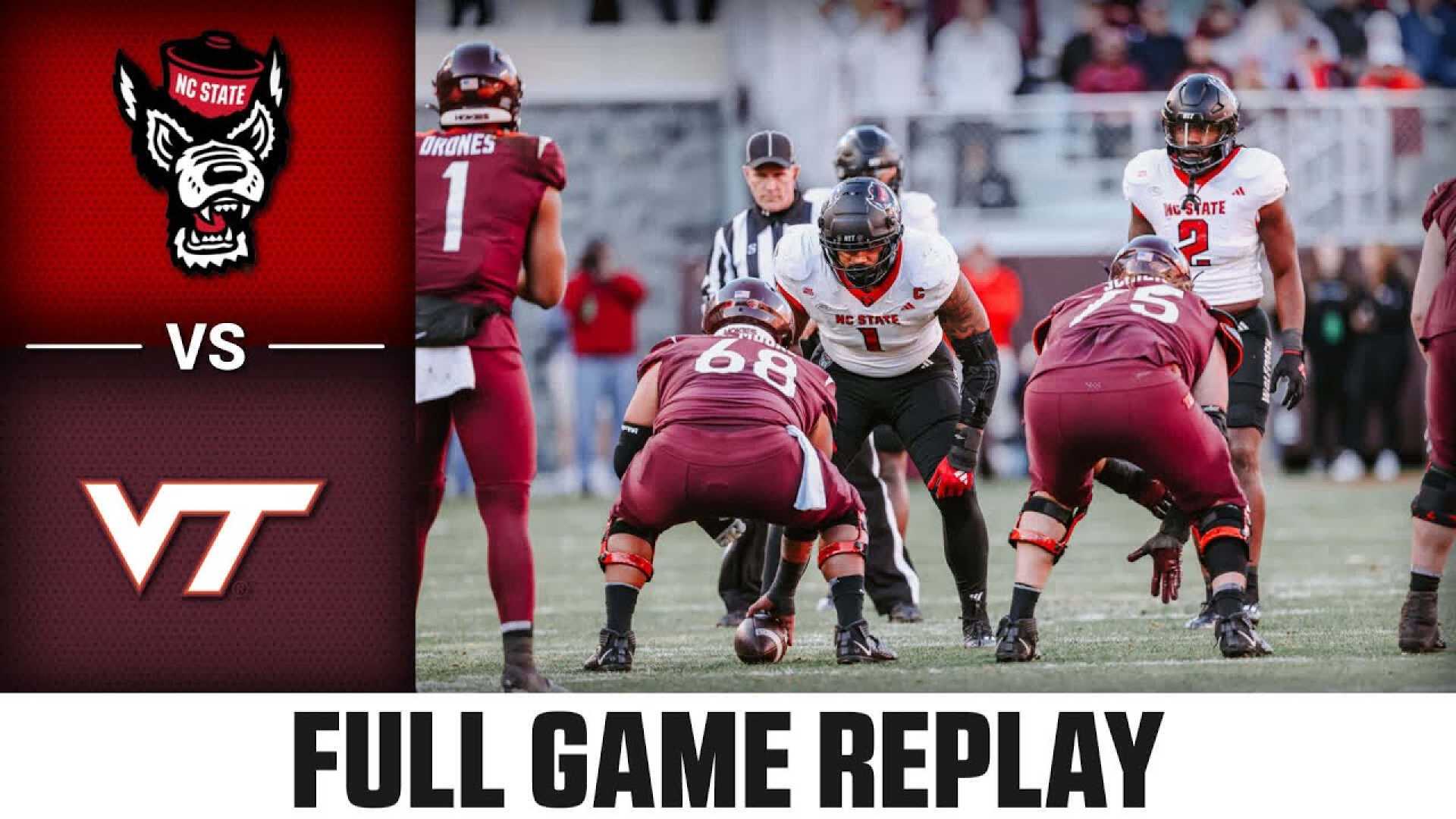 Nc State Vs Virginia Tech Football