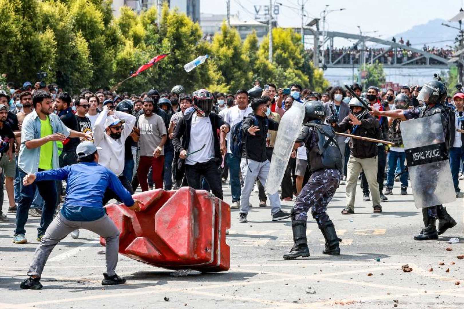Nepal Youth Protests Social Media Ban