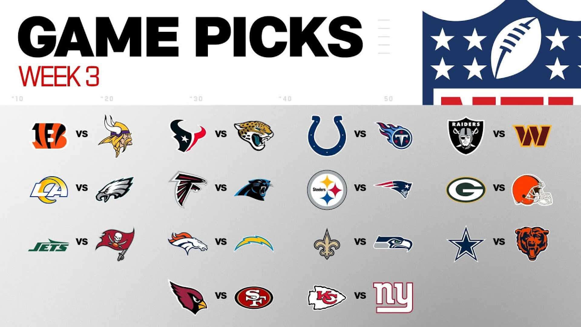 Nfl Week 3 Matchups And Predictions
