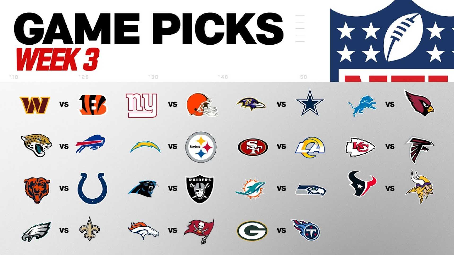 Nfl Week 3 Preview