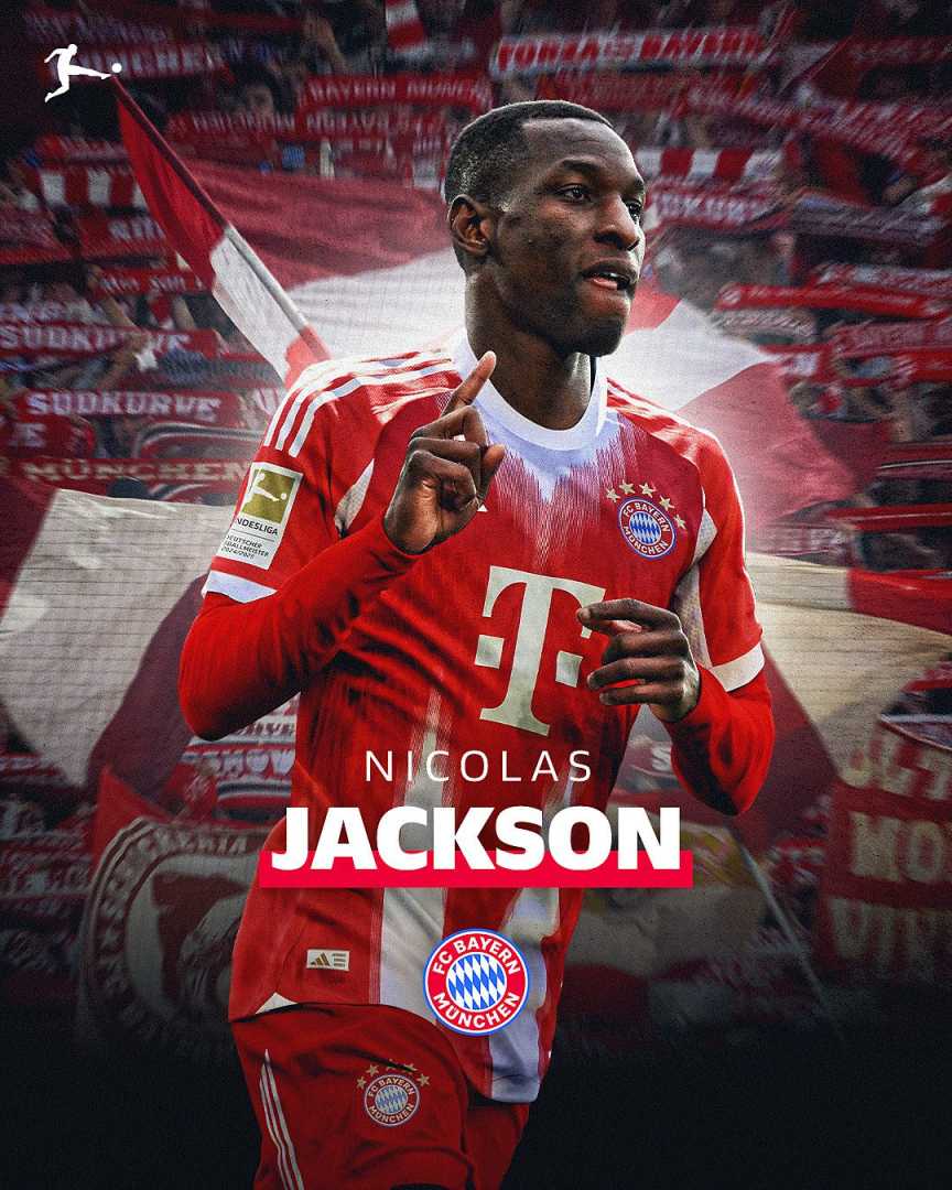 Nicolas Jackson Bayern Munich Debut