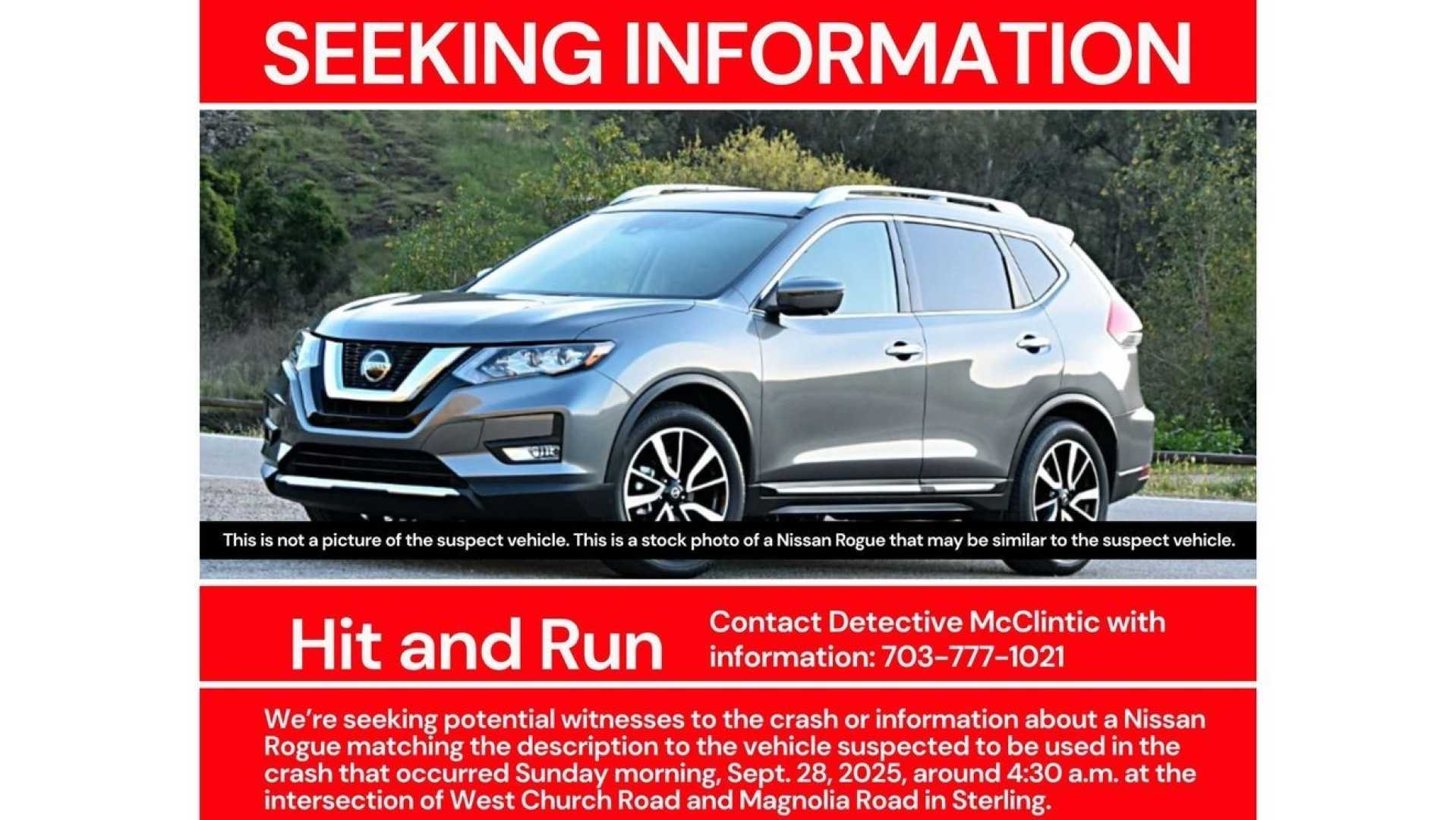 Nissan Rogue Hit And Run Incident