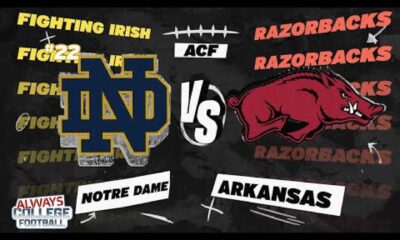 Notre Dame Arkansas College Football Game