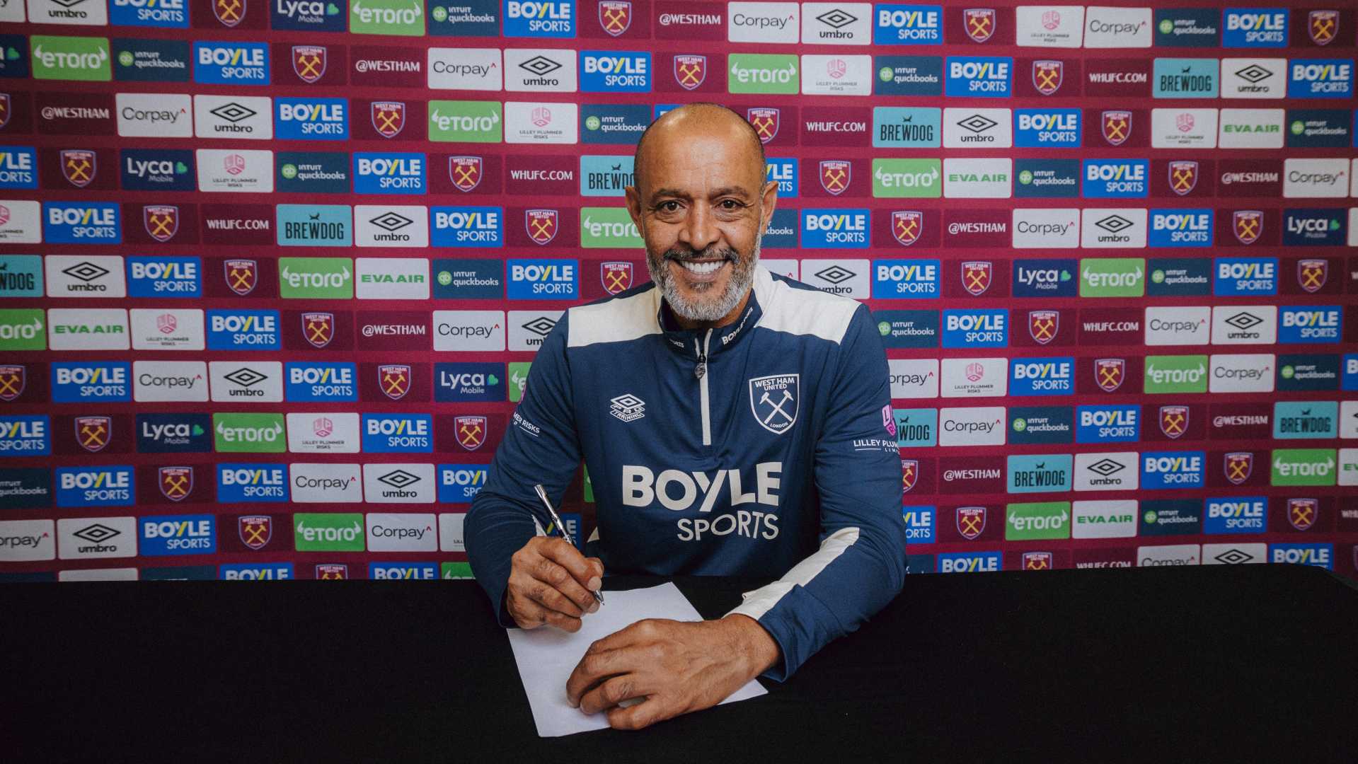 Nuno Espirito Santo West Ham Football