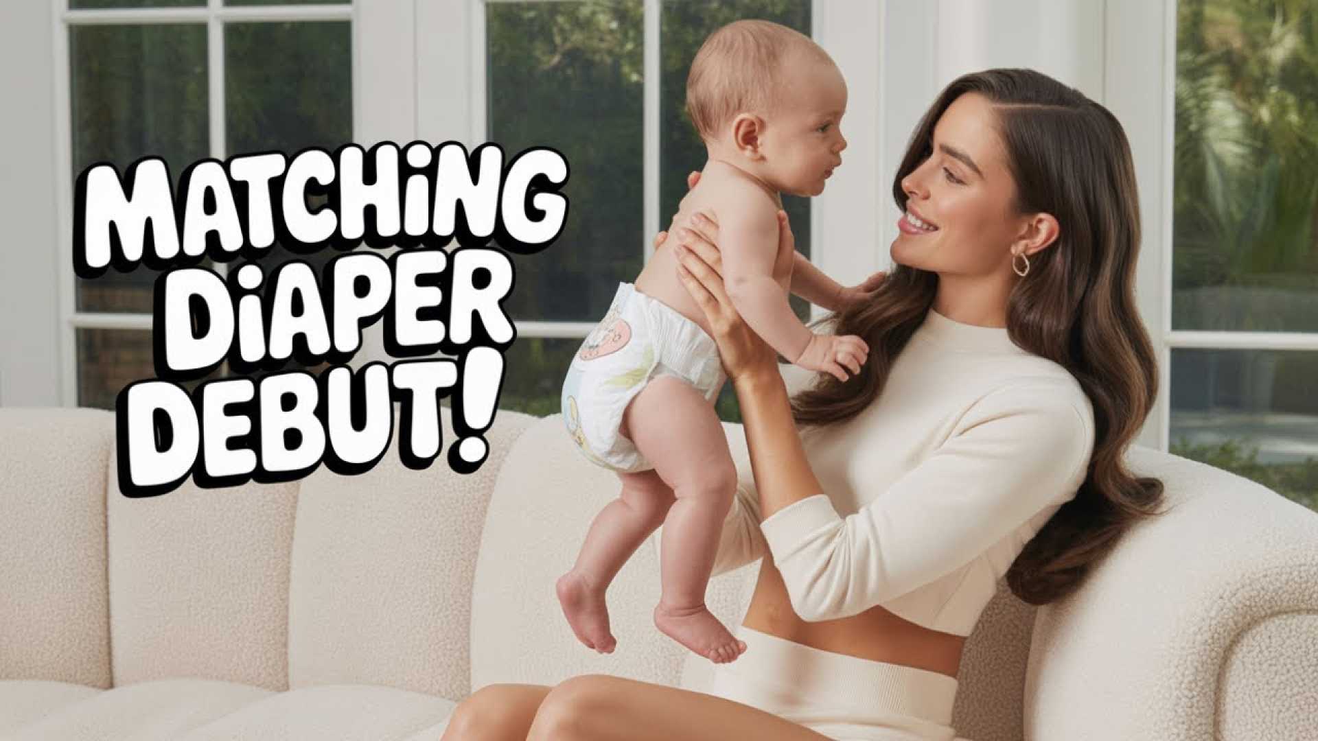 Olivia Culpo Baby Colette Matching Diapers