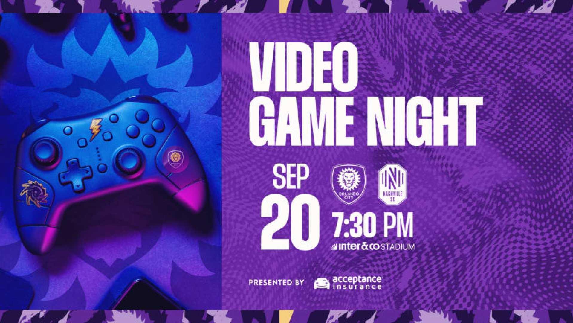 Orlando City Sc Video Game Night