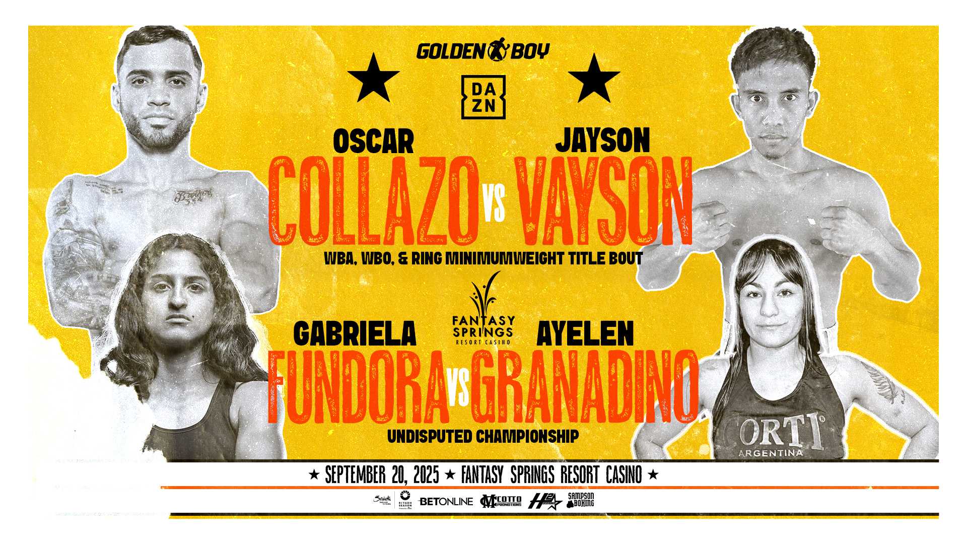 Oscar Collazo And Gabriela Fundora Boxing Championship