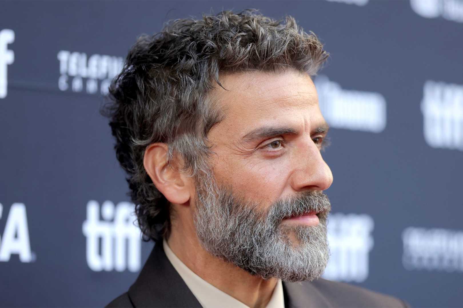 Oscar Isaac Frankenstein Press Tour Mullet