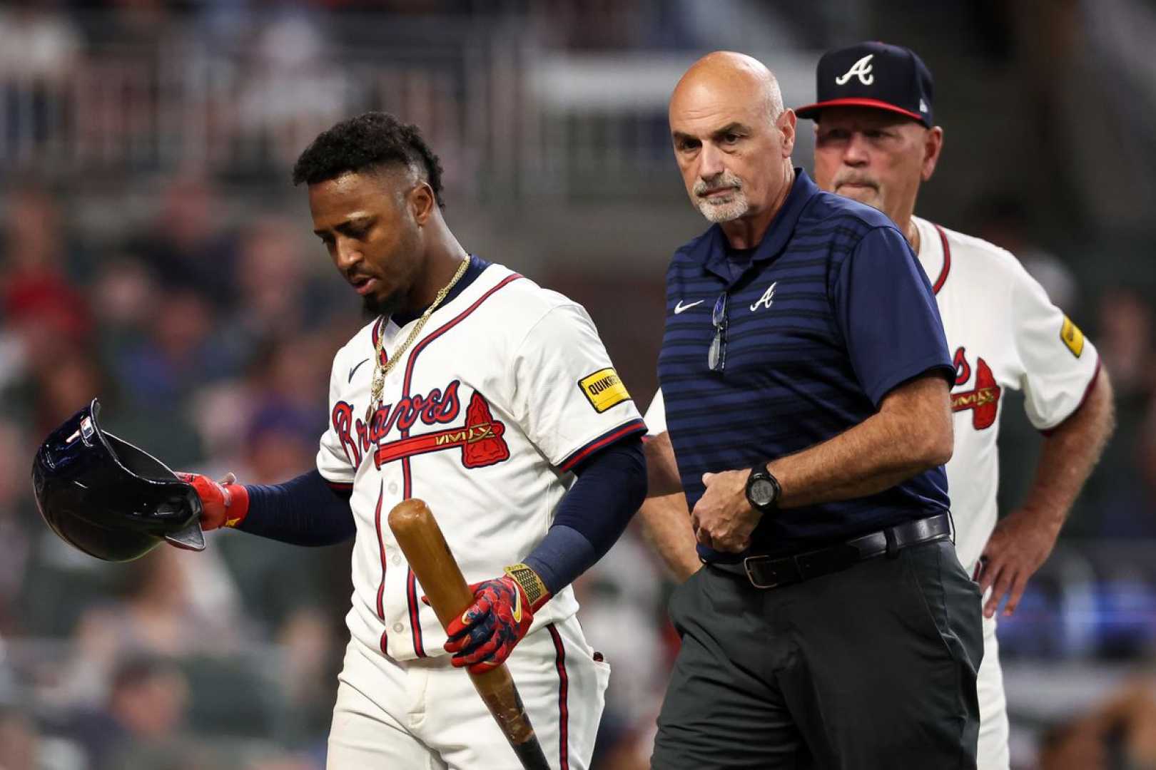 Ozzie Albies Atlanta Braves Injury