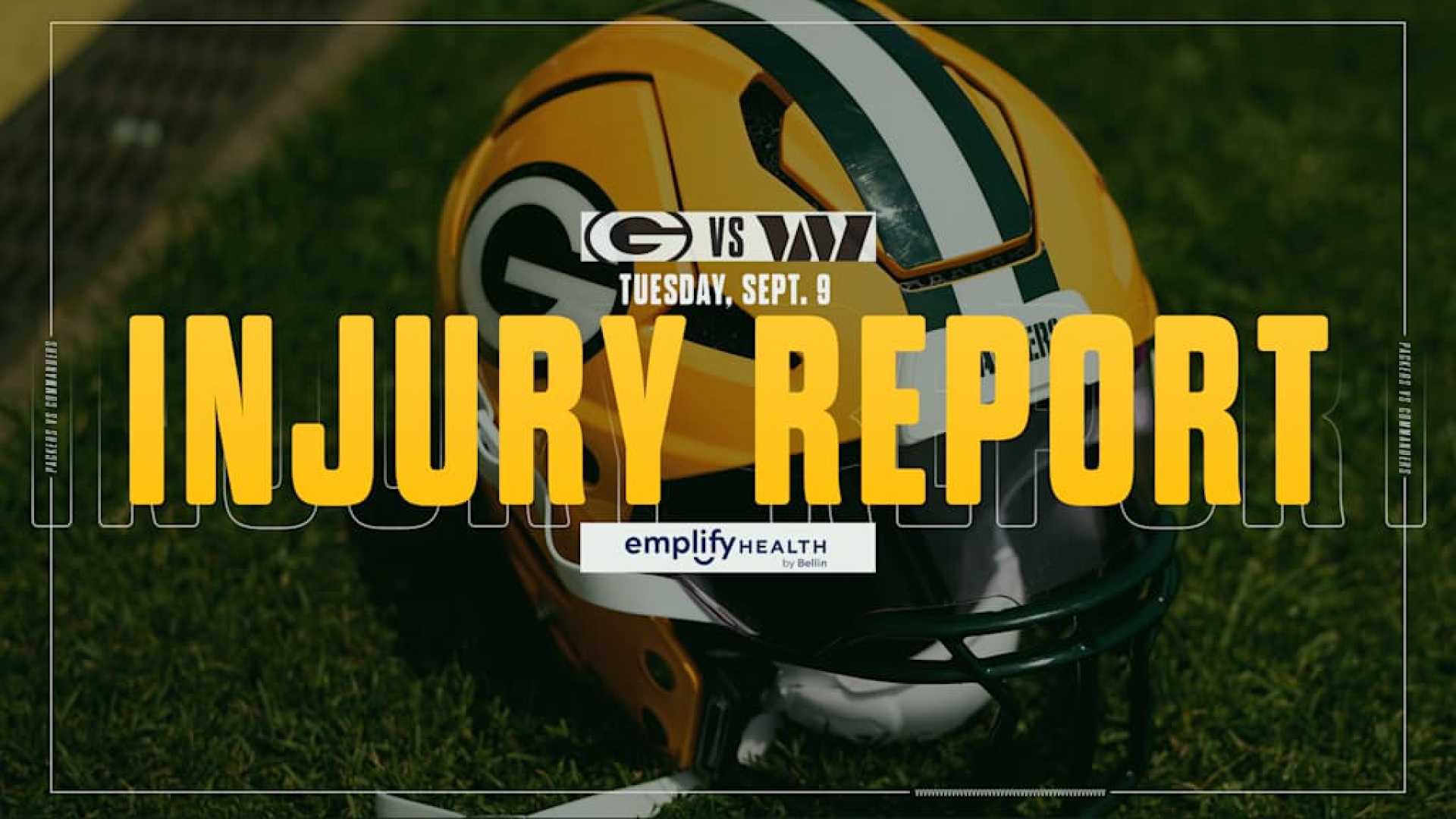 Packers Vs Commanders Injury Report