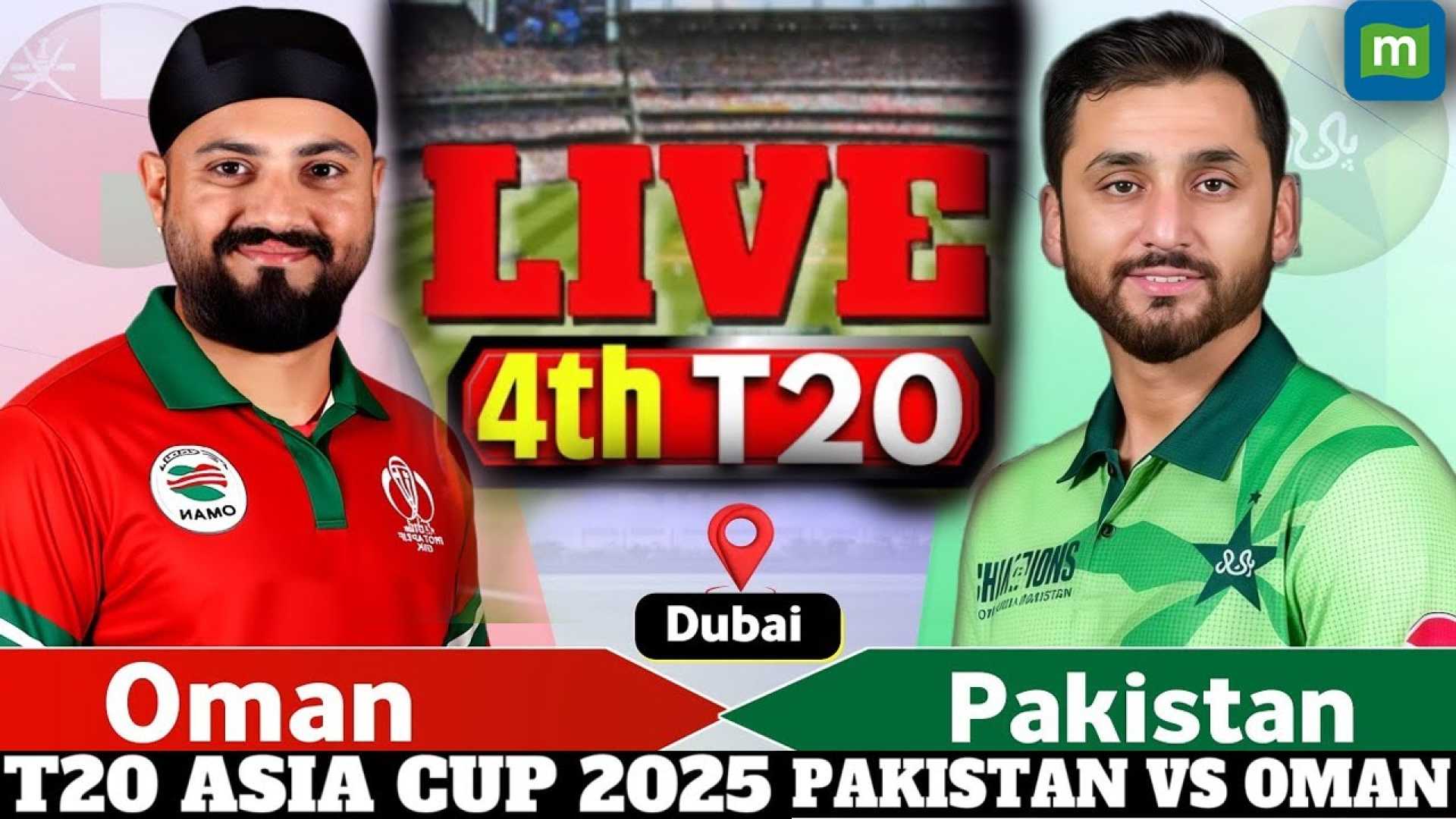 Pakistan Oman T20 Asia Cup 2025