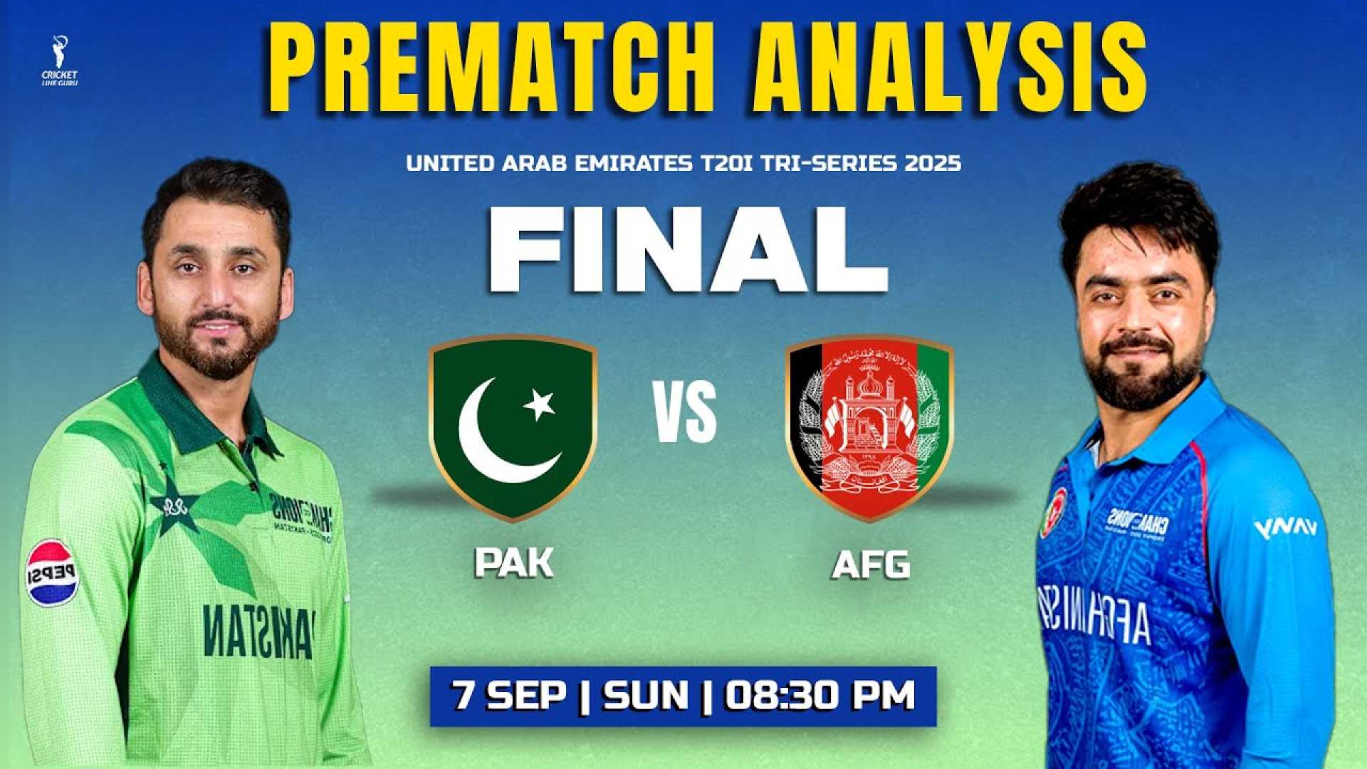 Pakistan Vs Afghanistan T20i Final 2025