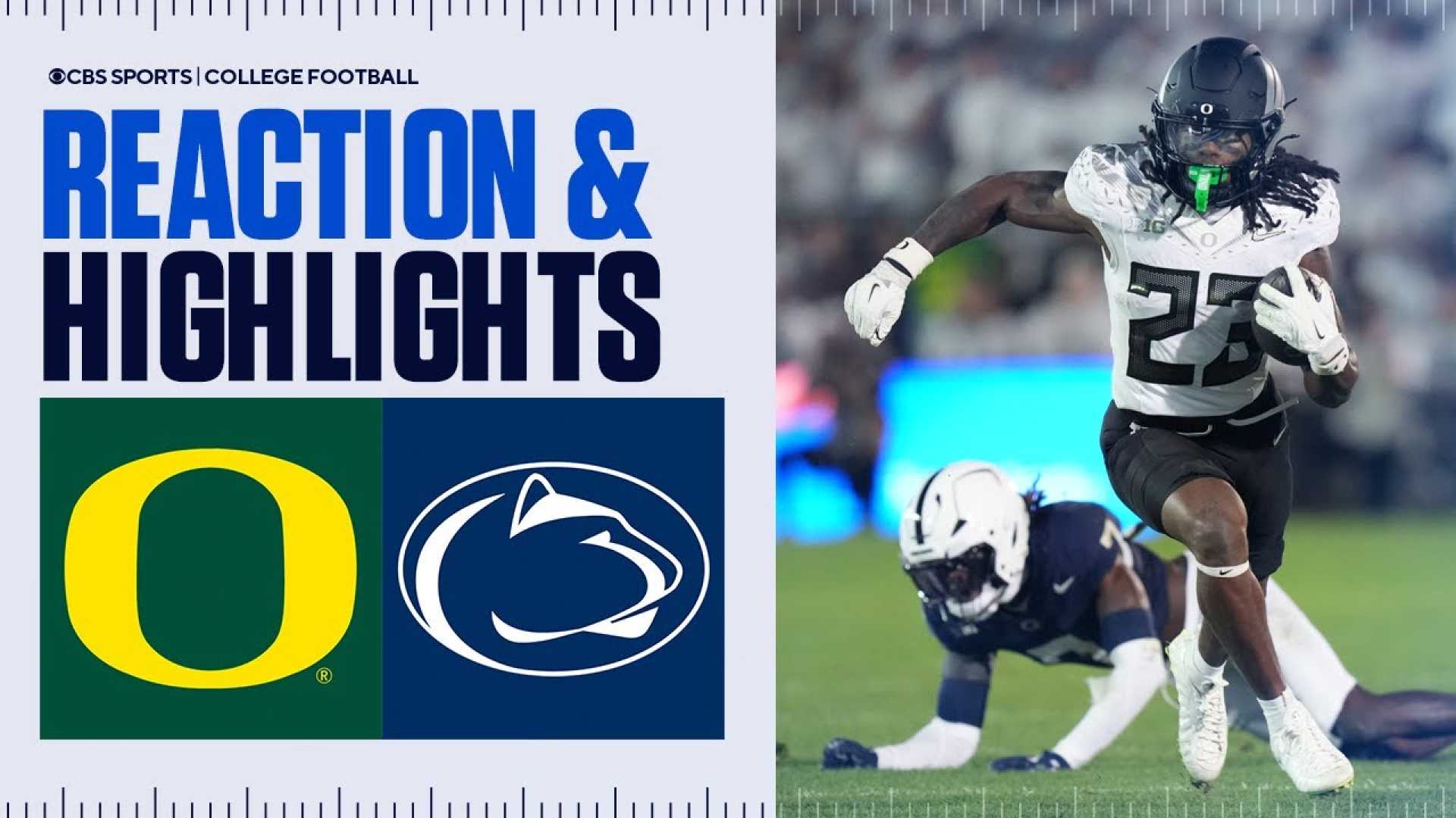 Penn State Football Oregon Loss Highlights
