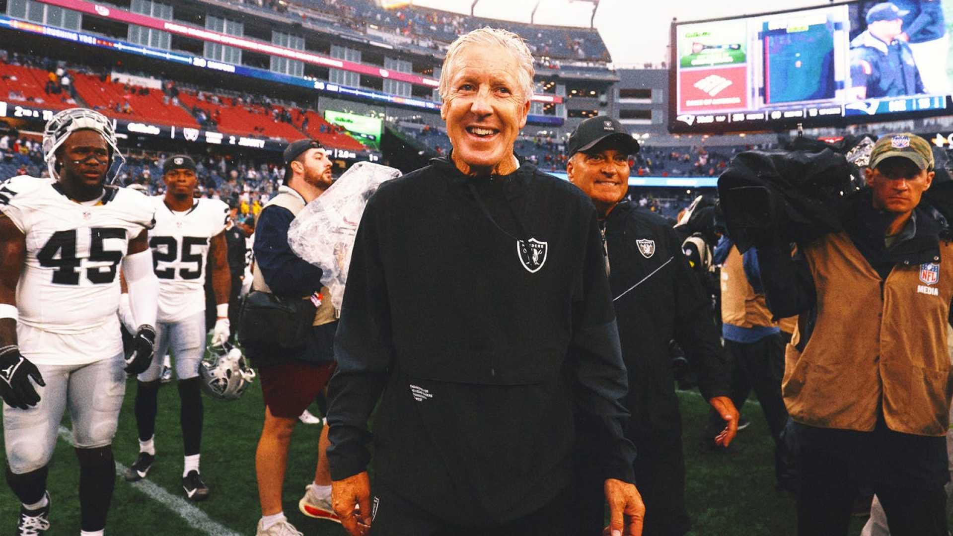 Pete Carroll Las Vegas Raiders Victory