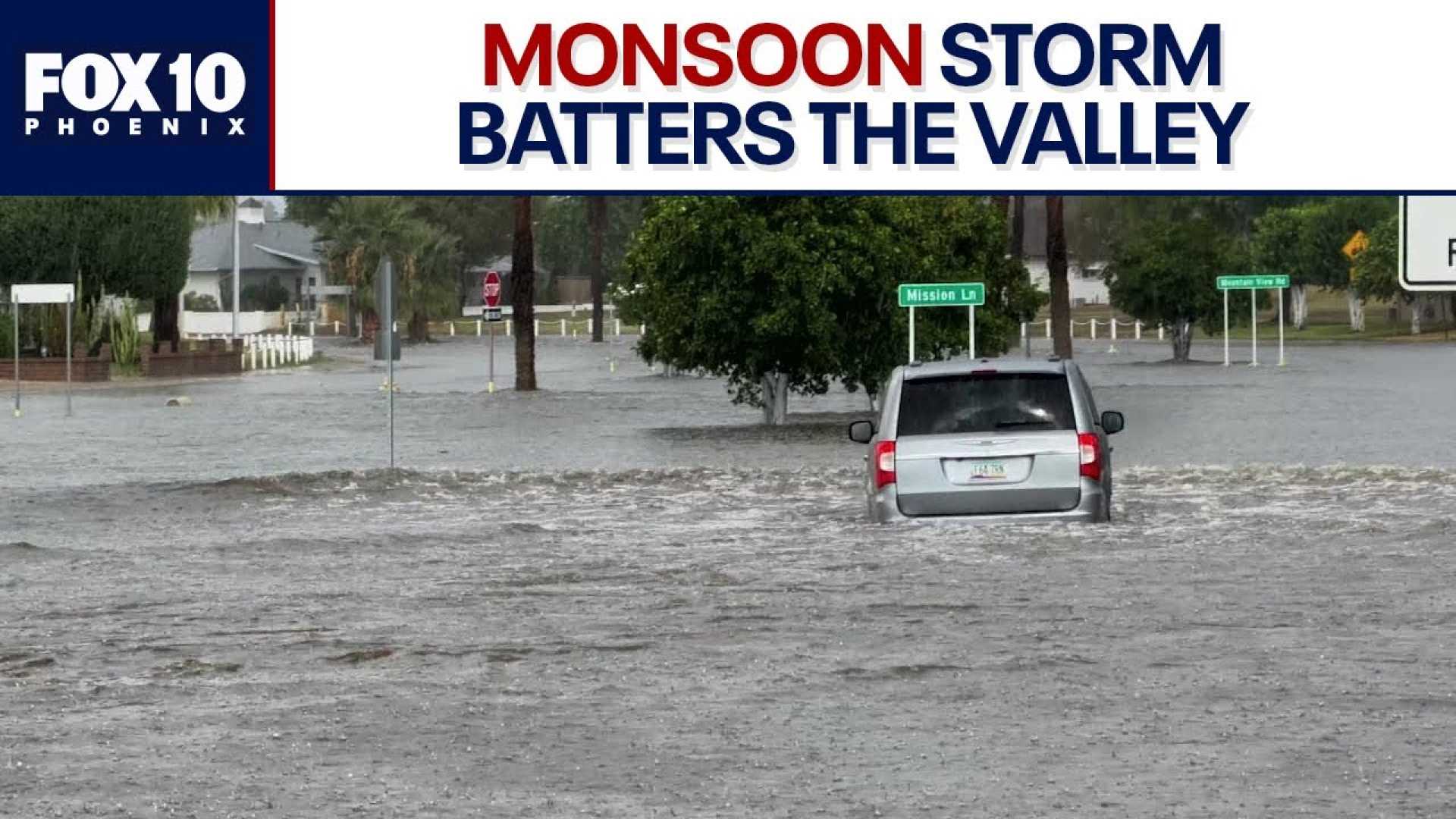 Phoenix Flooding And Storms