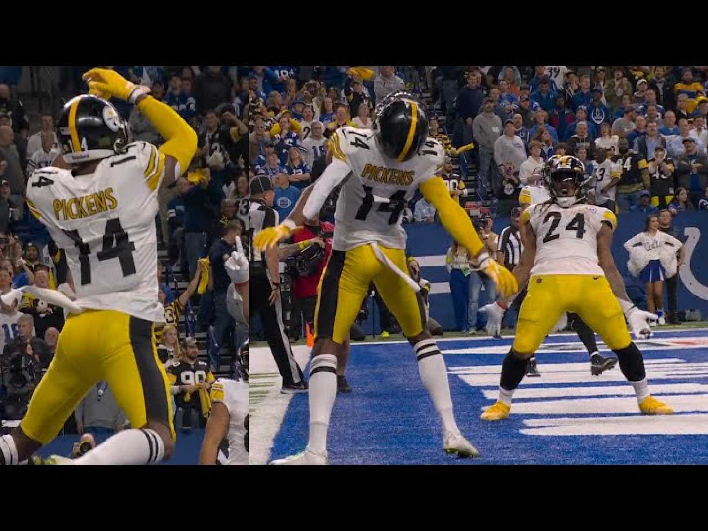 Pickens Touchdown Celebration Nfl