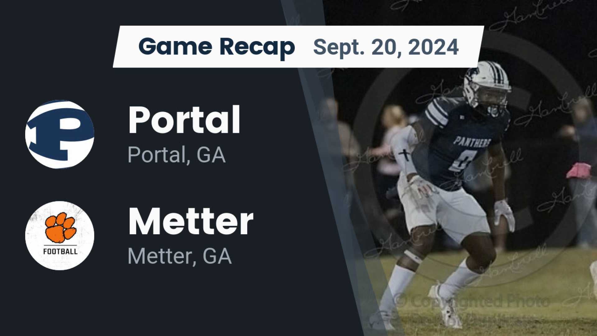 Portal Panthers Football Game Highlights