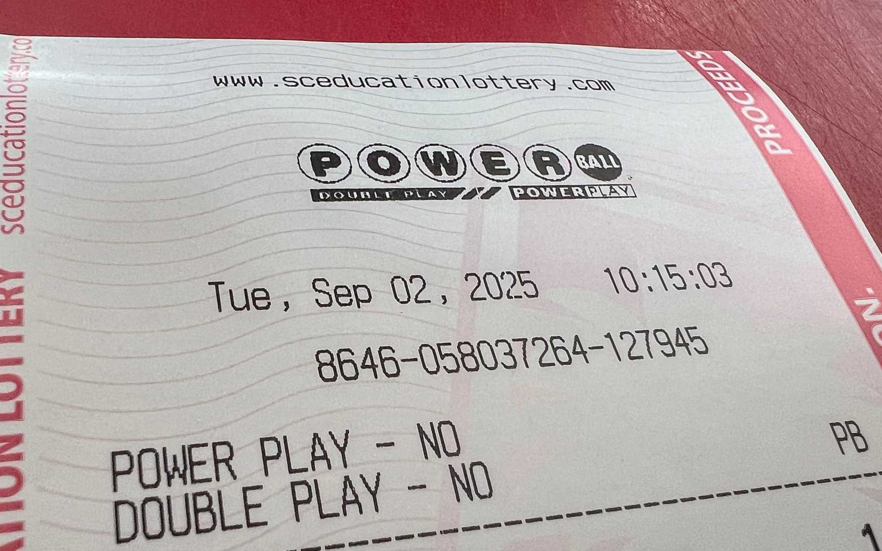 Powerball Lottery Results September 29 2025