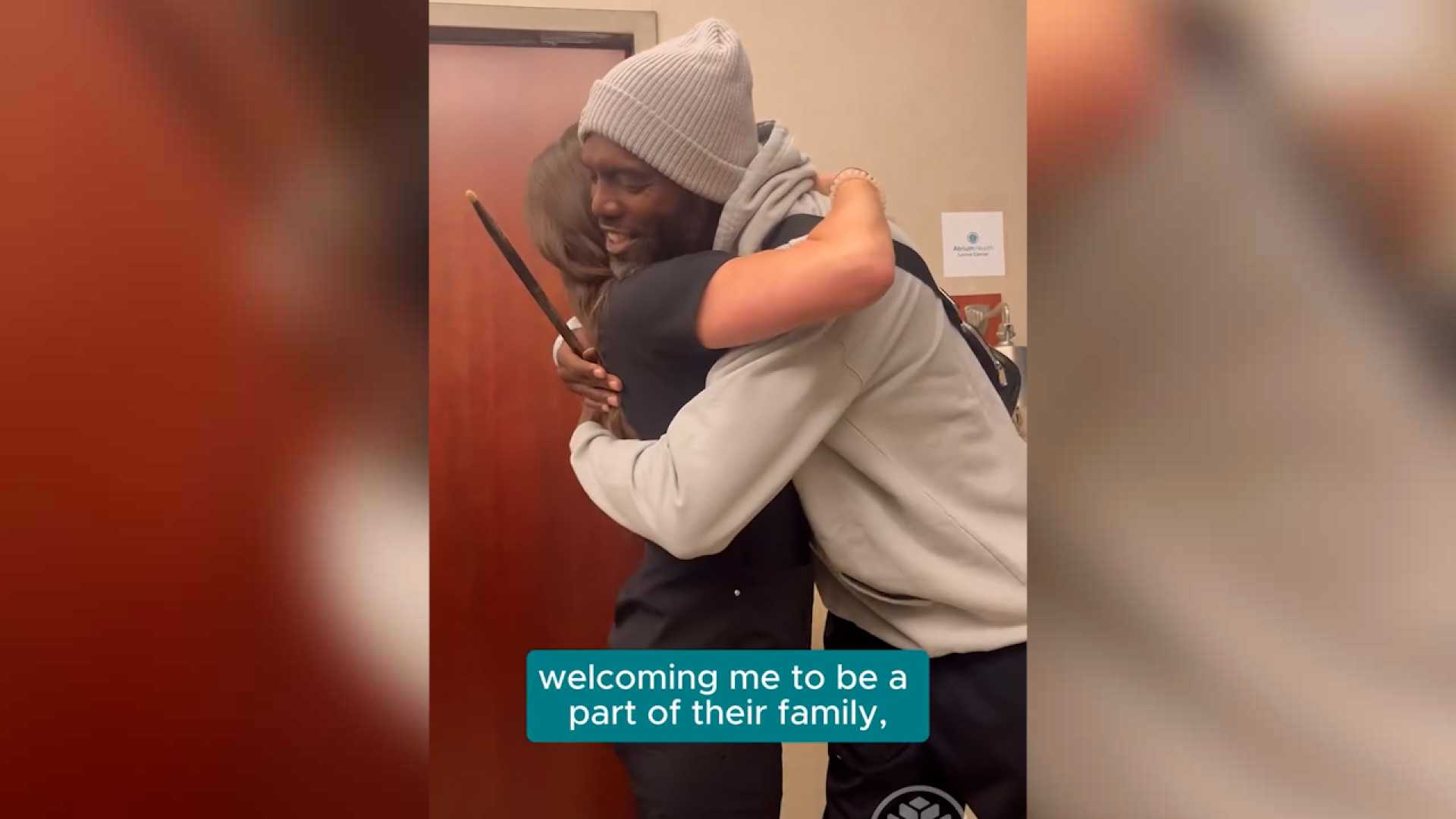Randy Moss Cancer Treatment Celebration