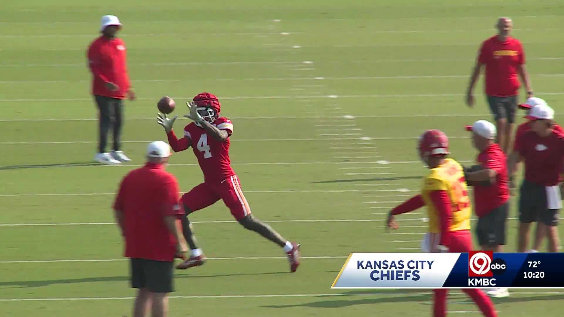 Rashee Rice Kansas City Chiefs Training