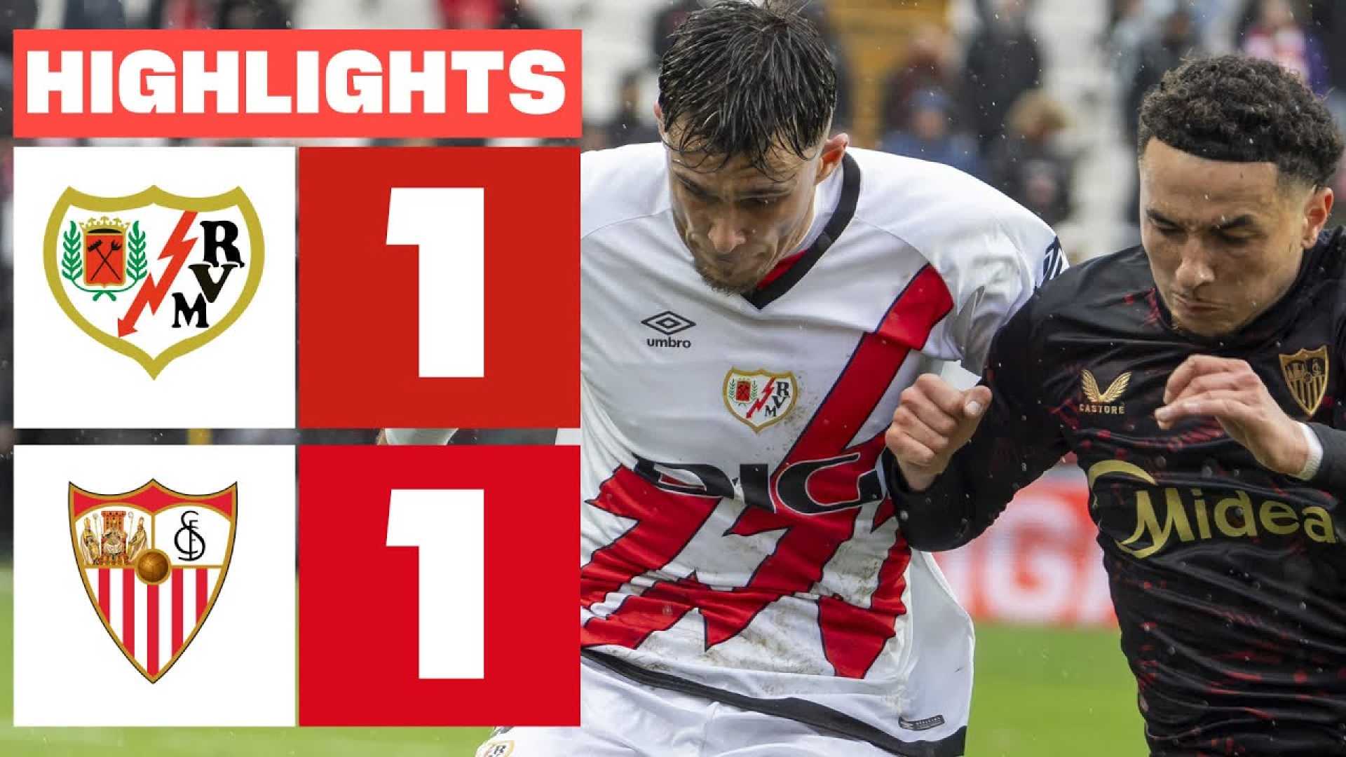 Rayo Vallecano Sevilla Laliga Match