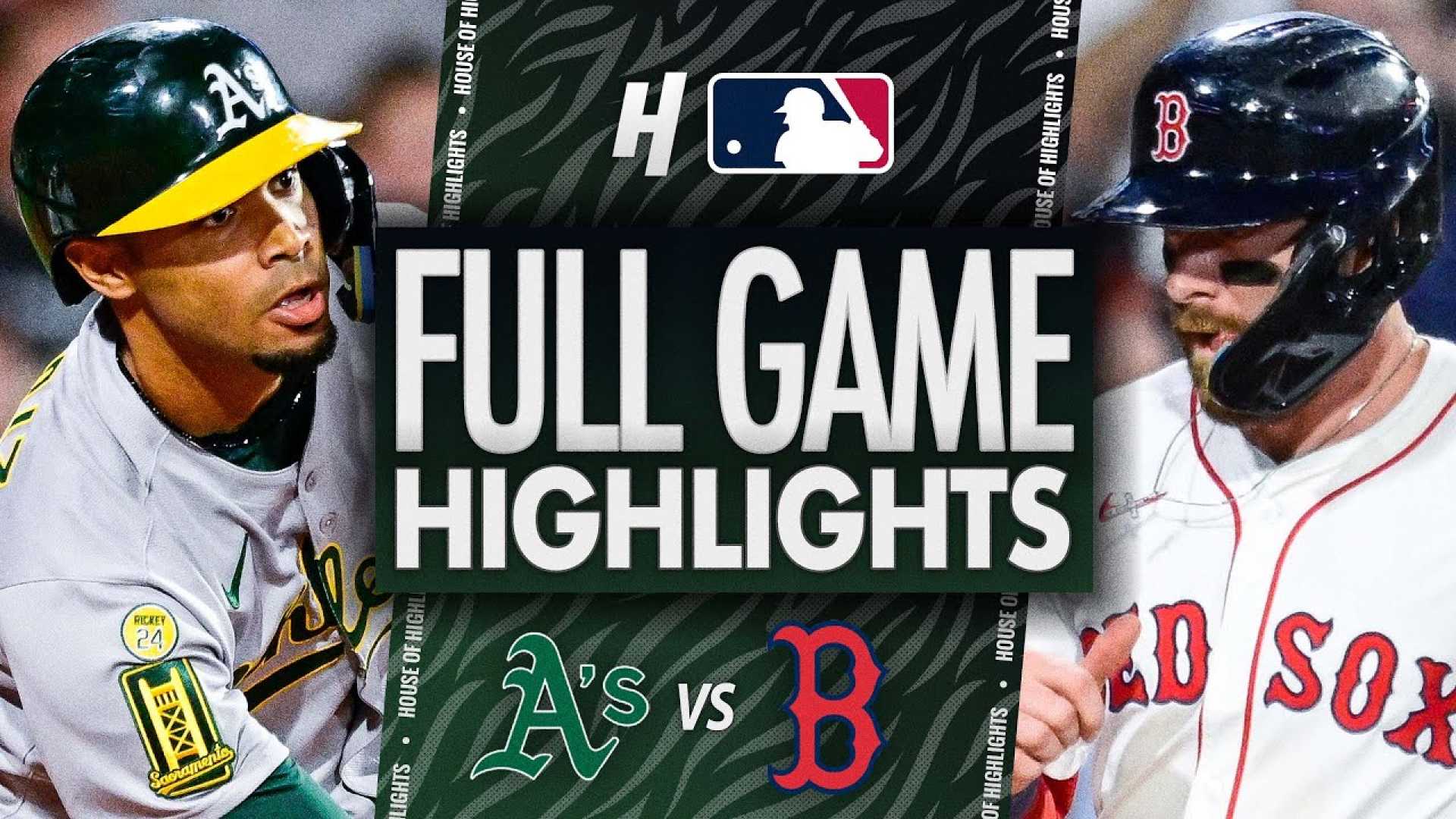Red Sox Athletics Game Highlights