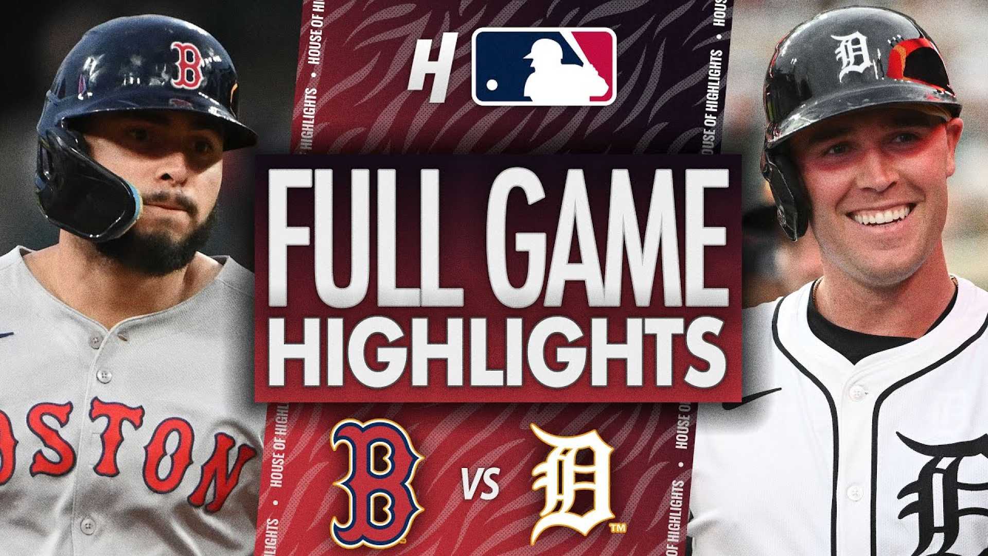Red Sox Vs Tigers Baseball Game