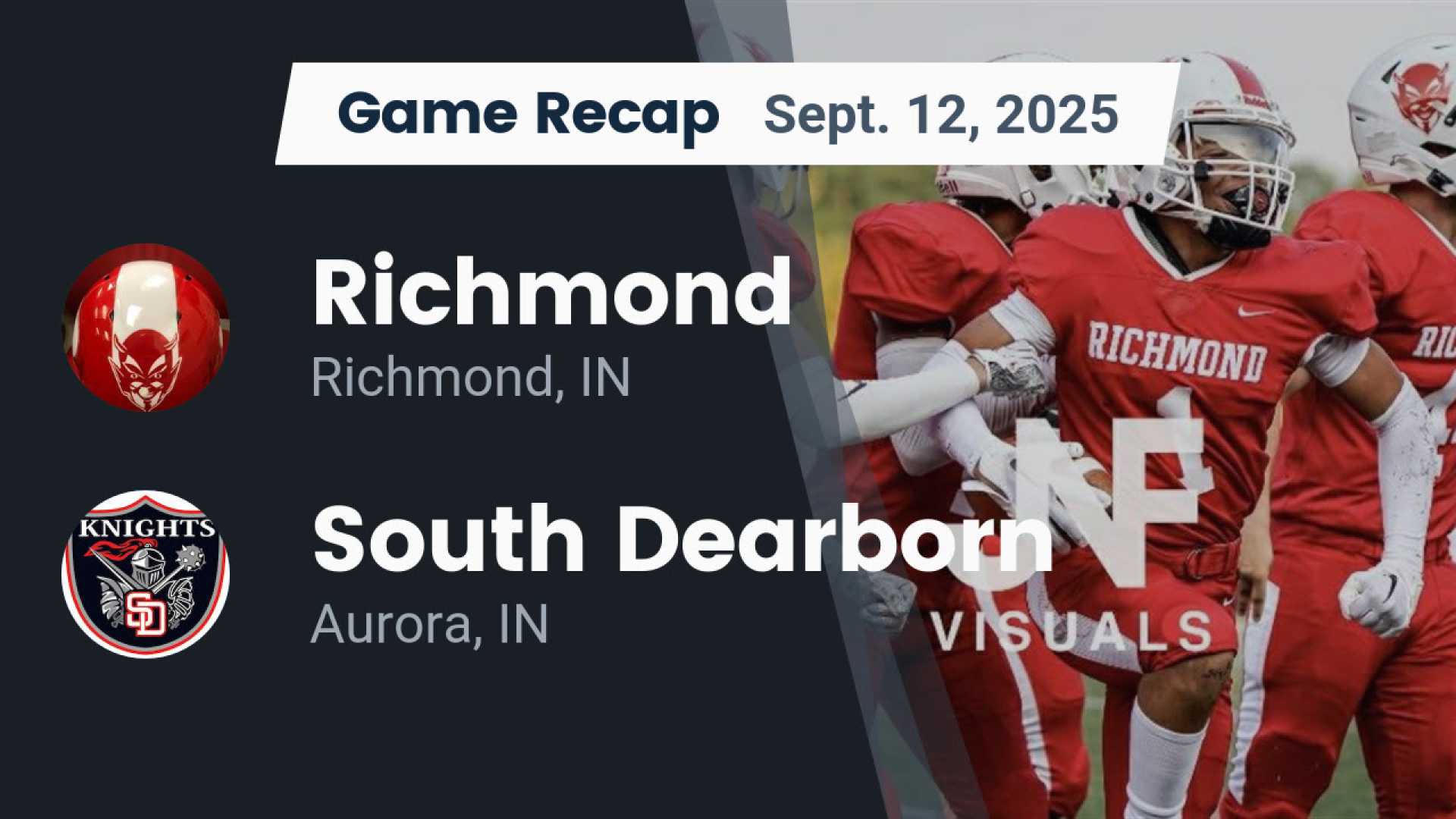 Richmond High School Football Weekend Games