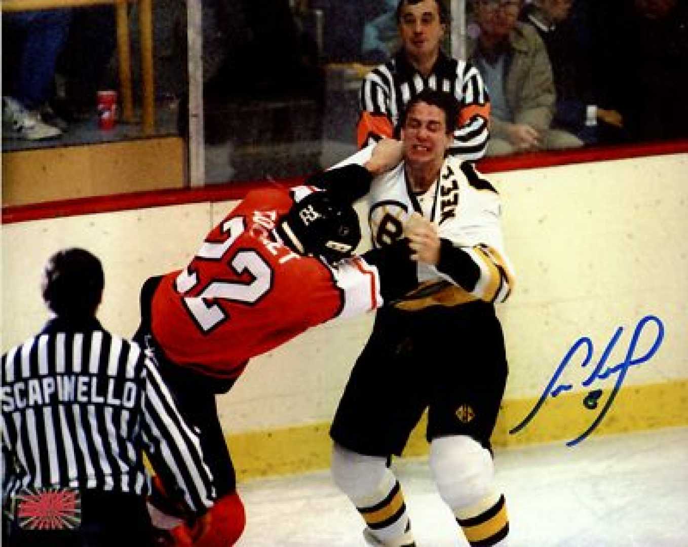 Rick Tocchet Philadelphia Flyers Boston Bruins