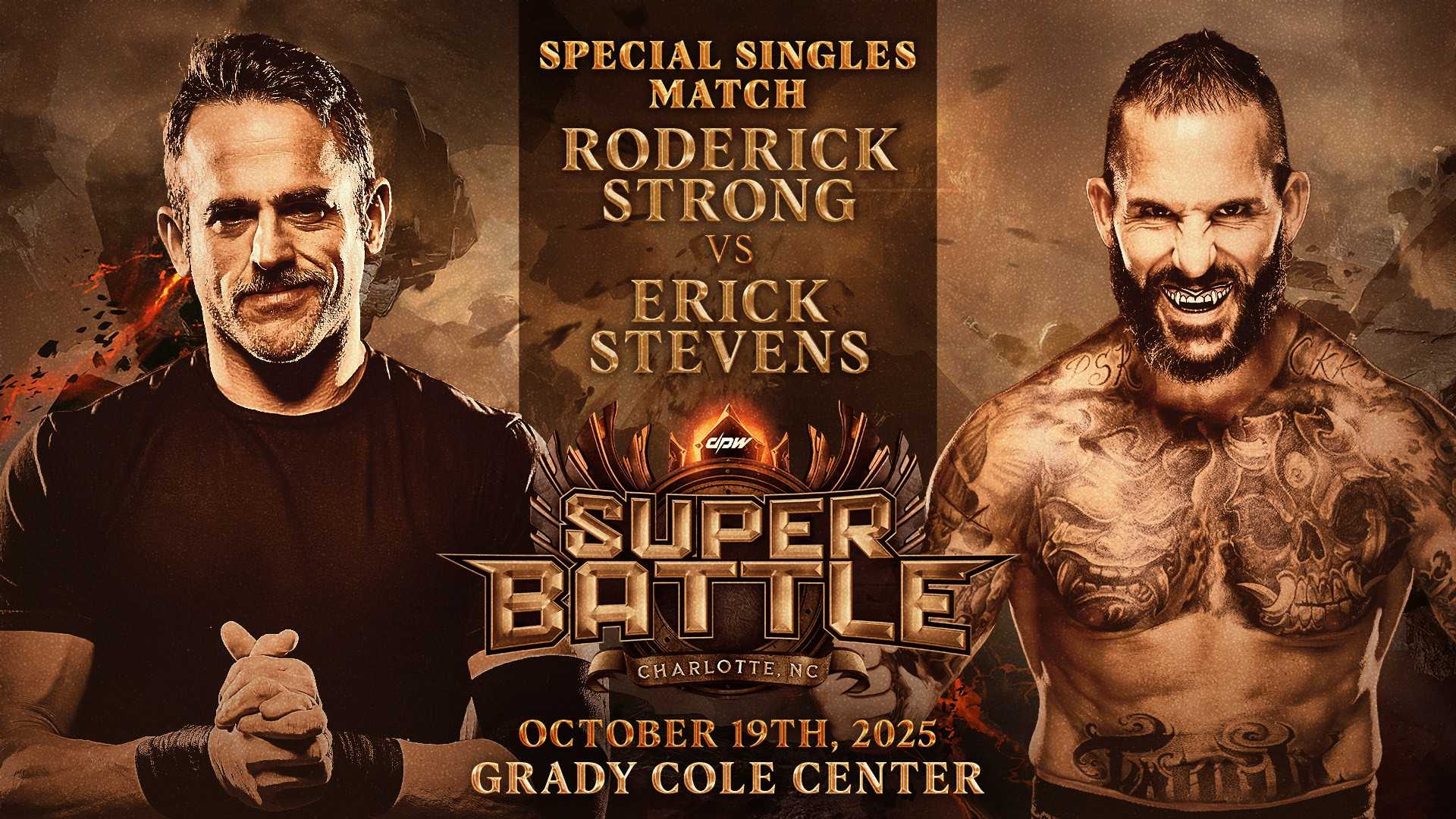Roderick Strong Erick Stevens Wrestling Match