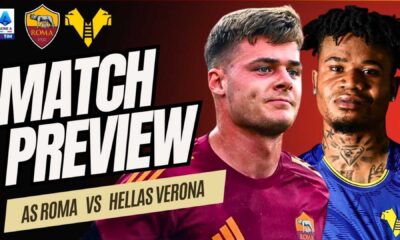 Roma Hellas Verona Serie A Match