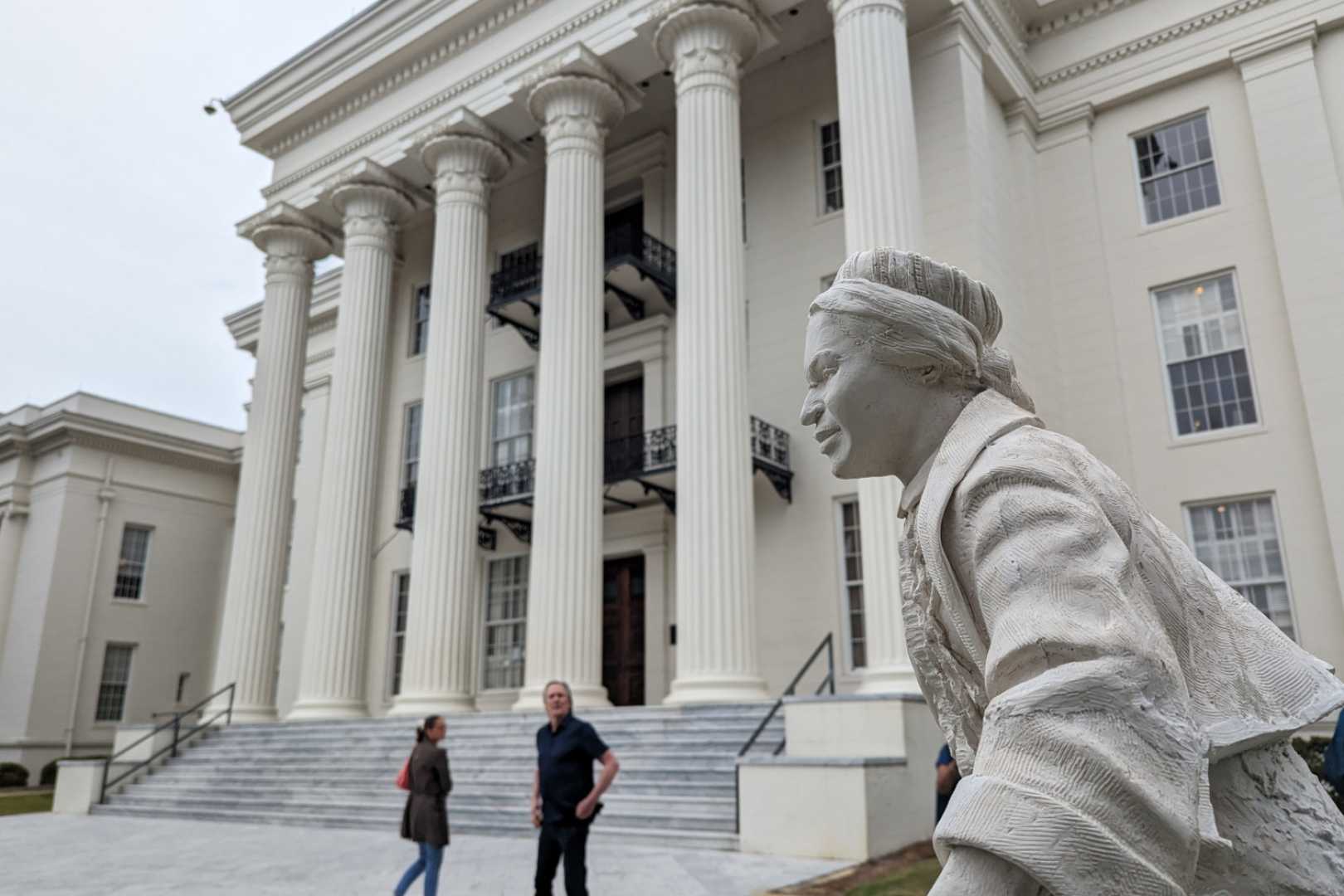 Rosa Parks Helen Keller Statue Unveiling Alabama