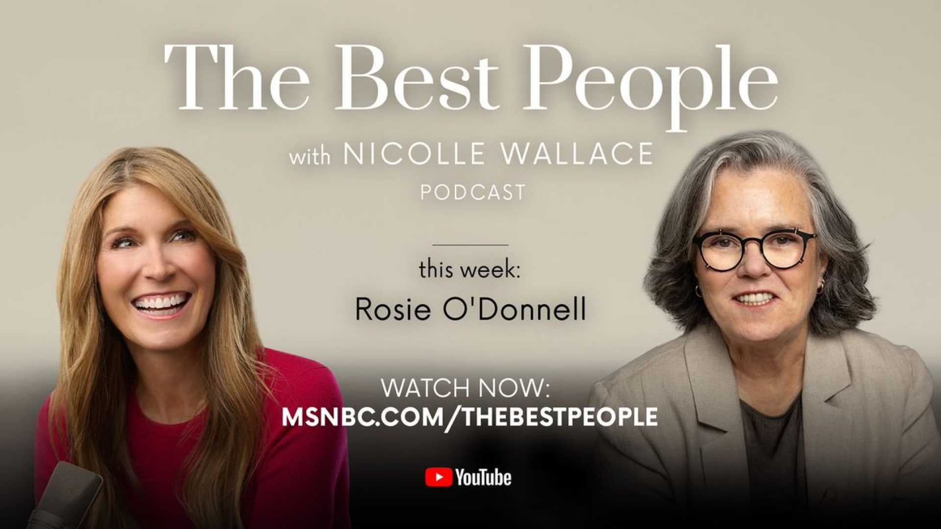 Rosie O'donnell Nicolle Wallace Podcast Discussion